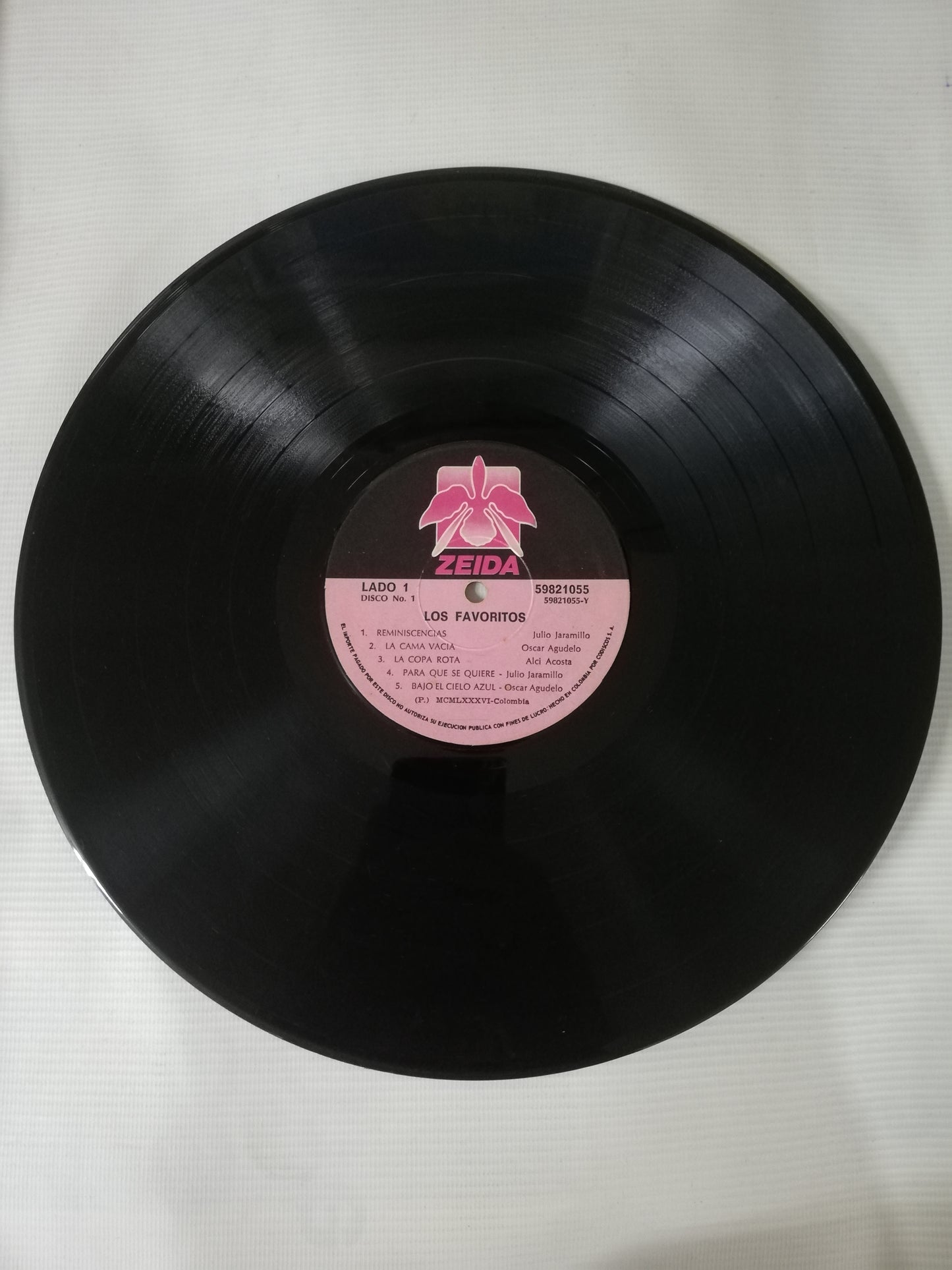 LP ALCI ACOSTA / JULIO JARAMILLO / OSCAR AGUDELO - LOS FAVORITOS