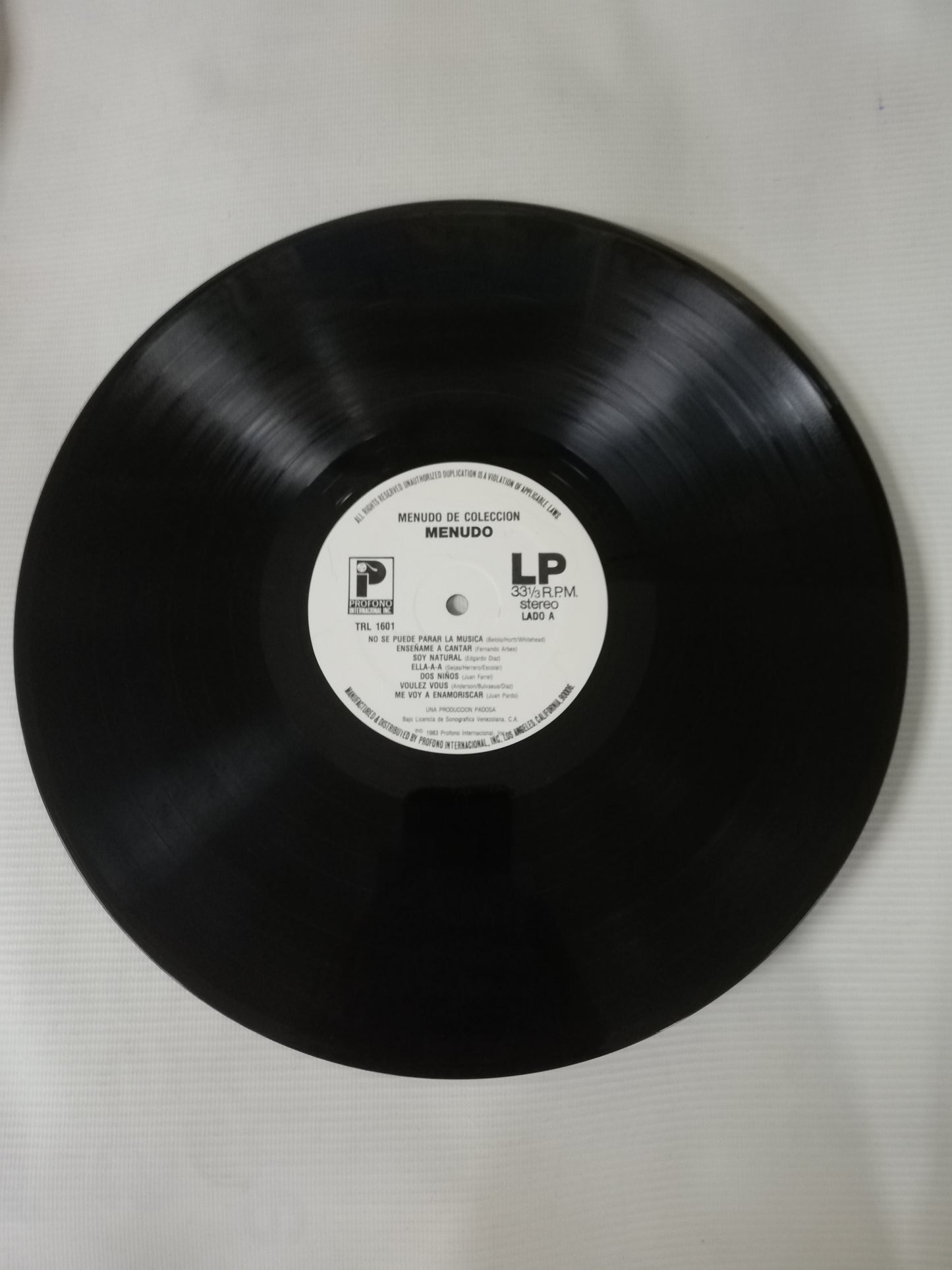 LP MENUDO - MENUDO DE COLECCIÓN