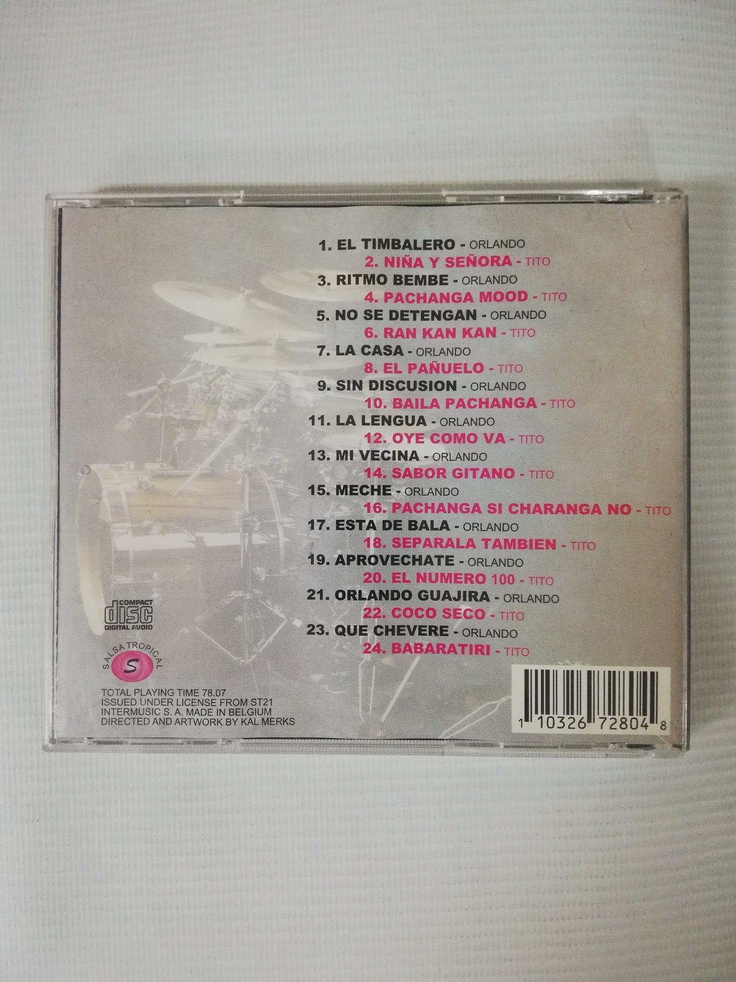 CD ORLANDO MARIN & TITO PUENTE - TIMBALEROS