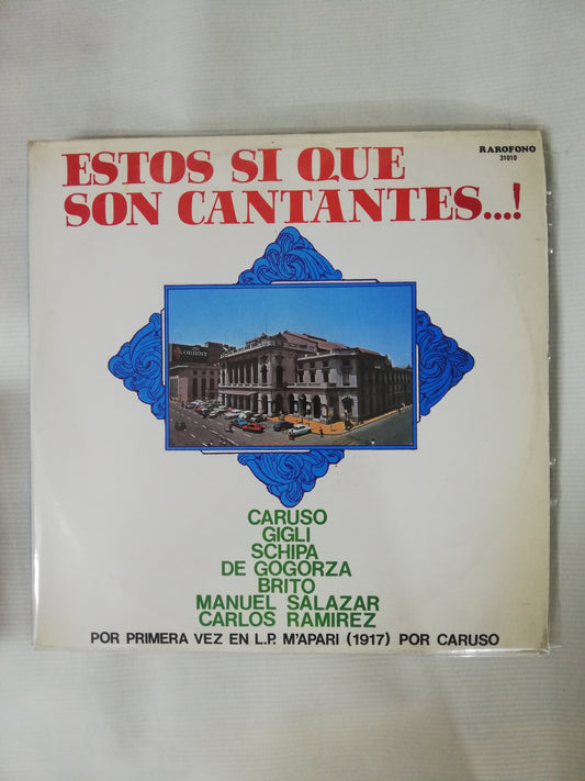 LP ESTOS SI QUE SON CANTANTES..! - VARIOS INTÉRPRETES