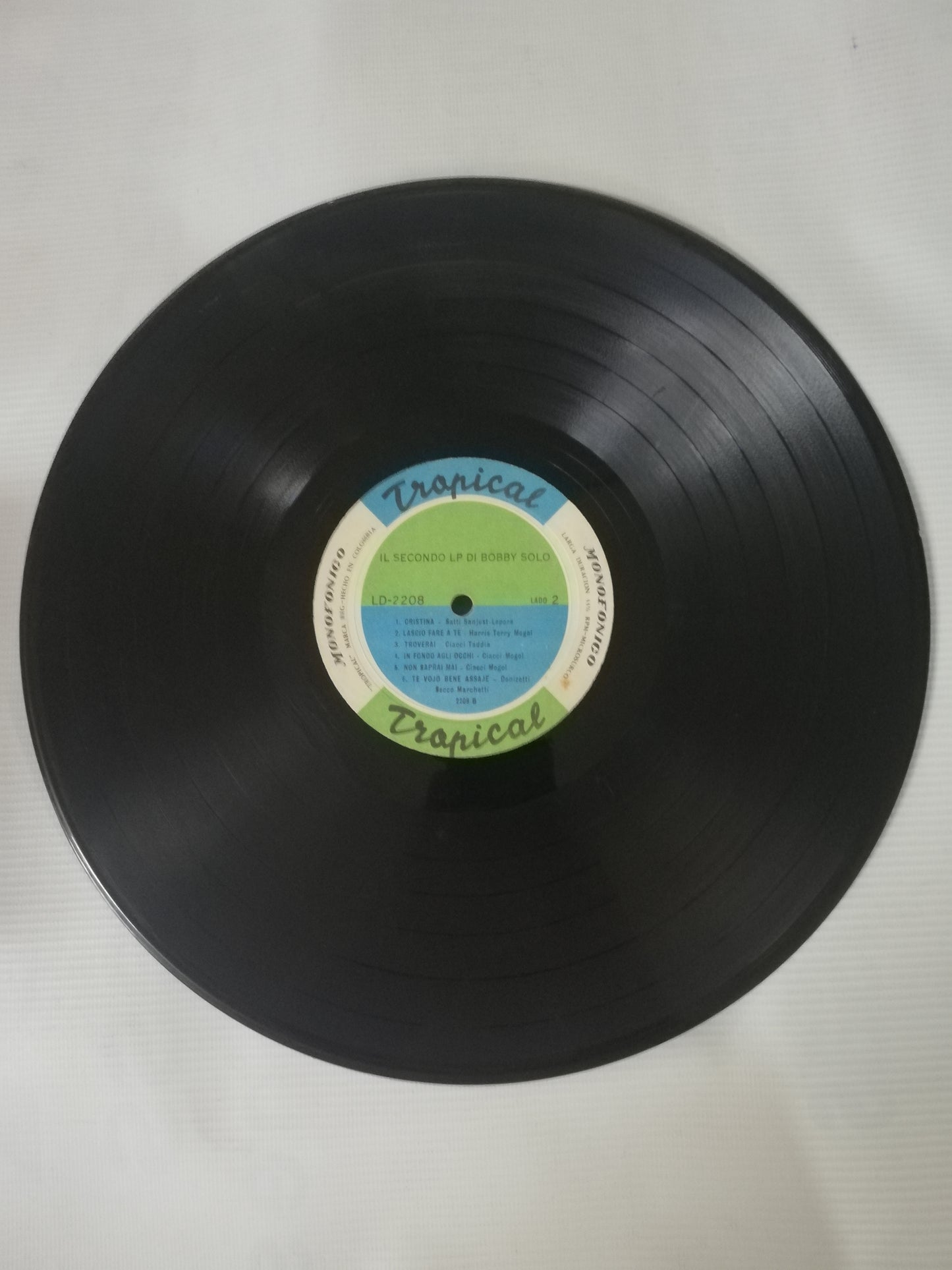 LP BOBBY SOLO - EL SEGUNDO LP