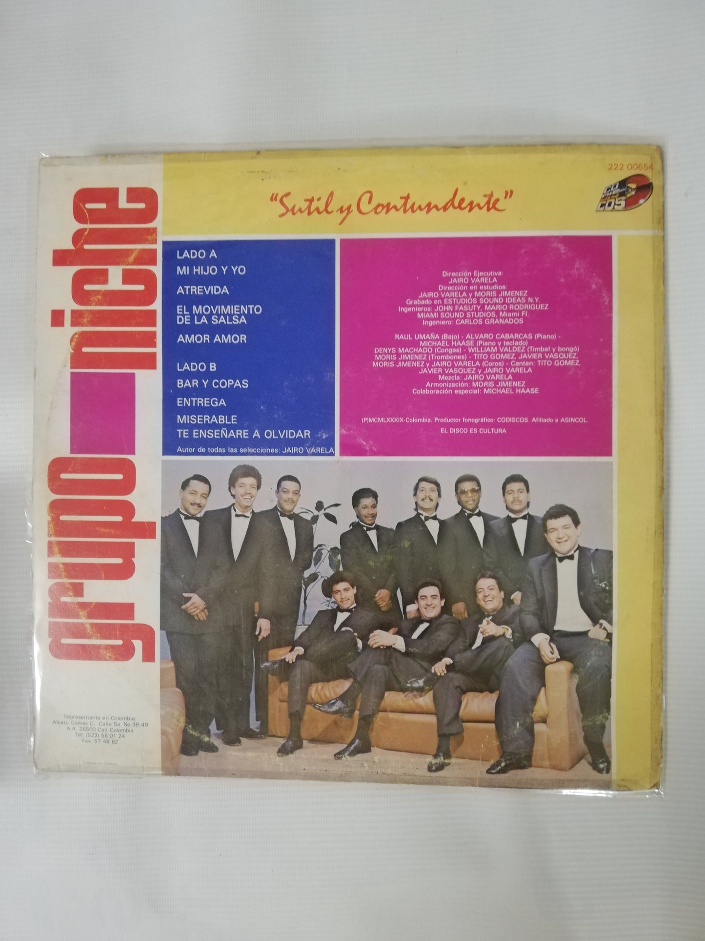 LP GRUPO NICHE - SUTIL Y CONTUNDENTE