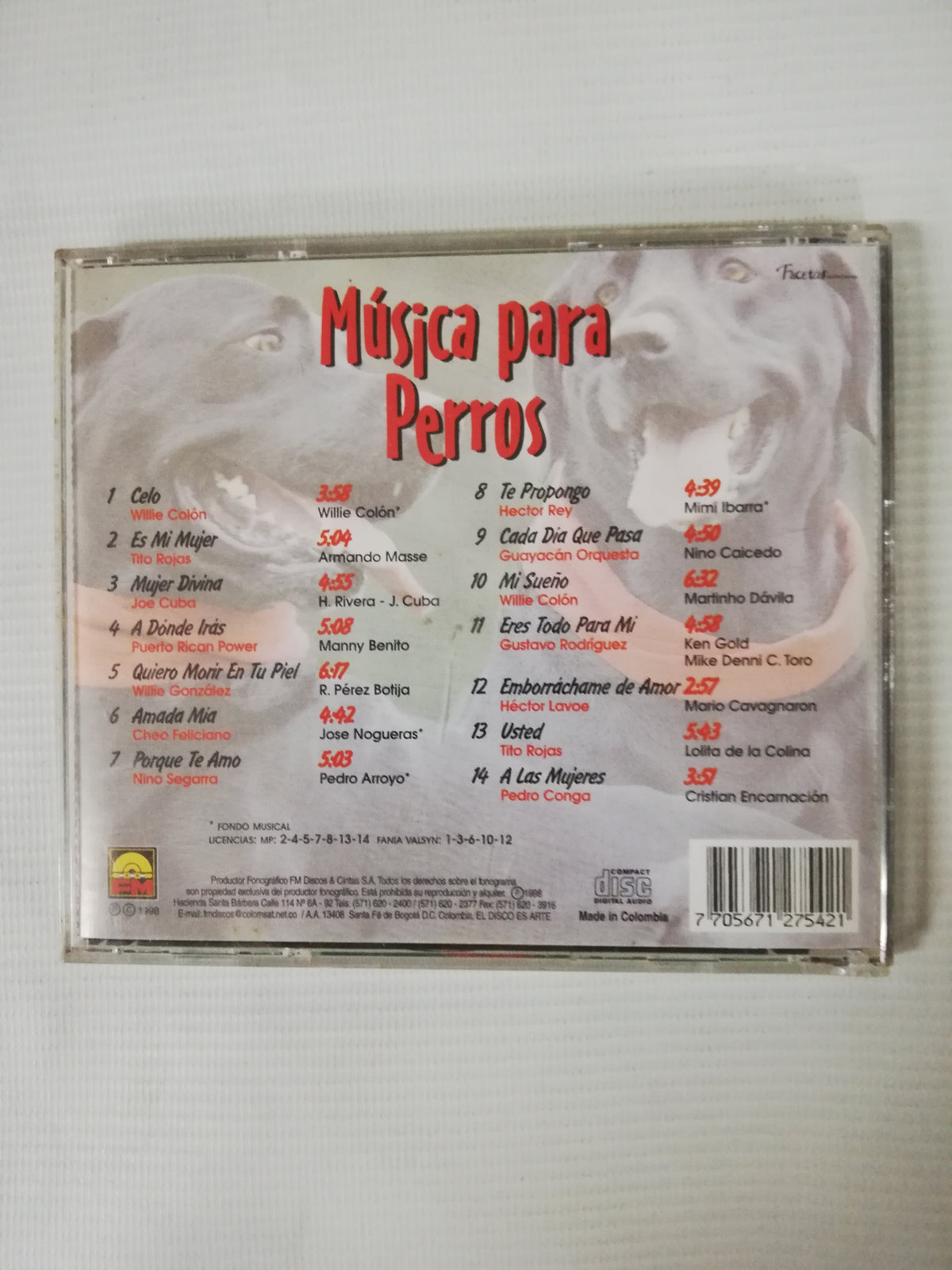 CD MÚSICA PARA PERROS - VARIOS INTÉRPRETES