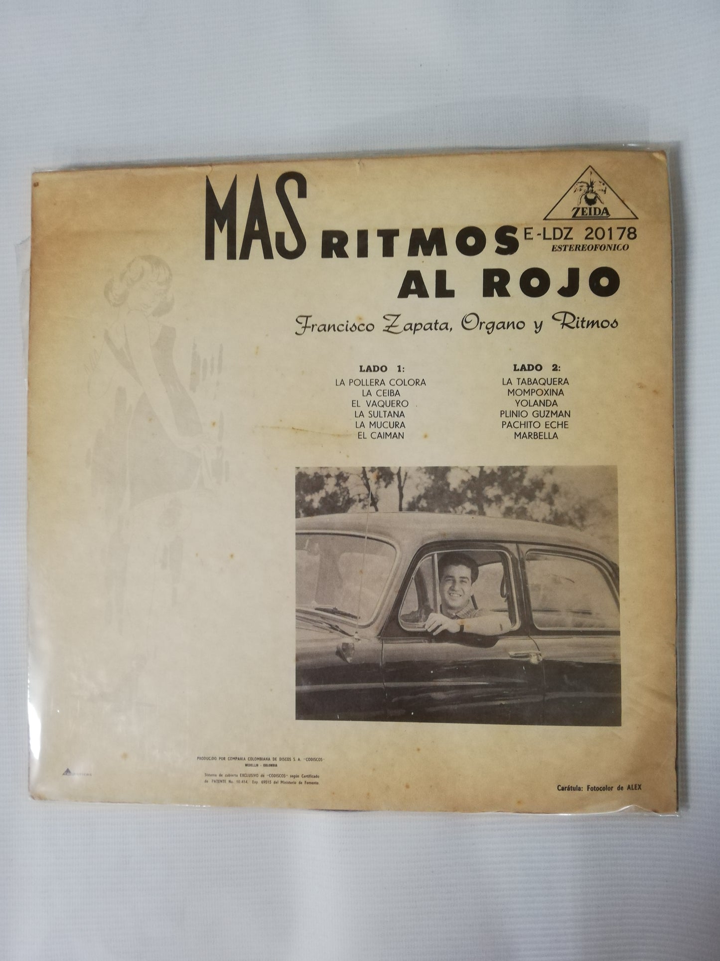 LP FRANCISCO ZAPATA - MAS RITMO AL ROJO