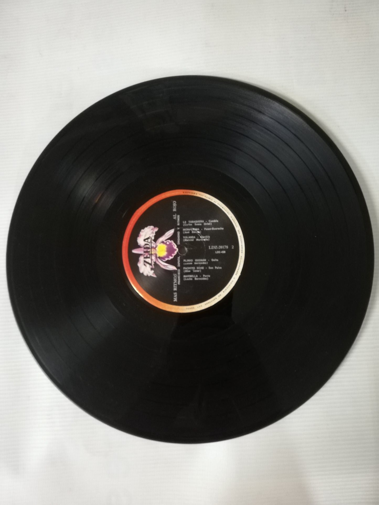 LP FRANCISCO ZAPATA - MAS RITMO AL ROJO