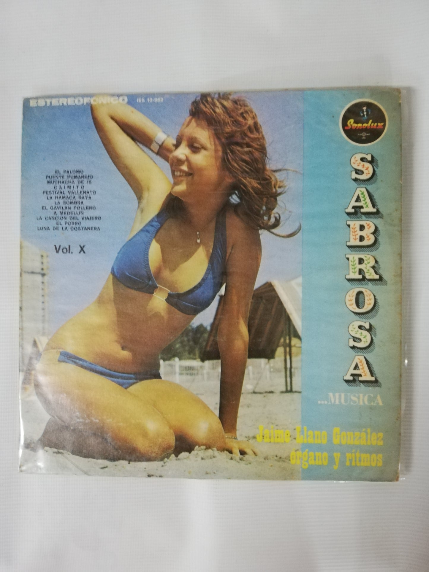 LP JAIME LLANO GONZALEZ ORGANO Y RITMO - SABROSA MÚSICA VOL. X