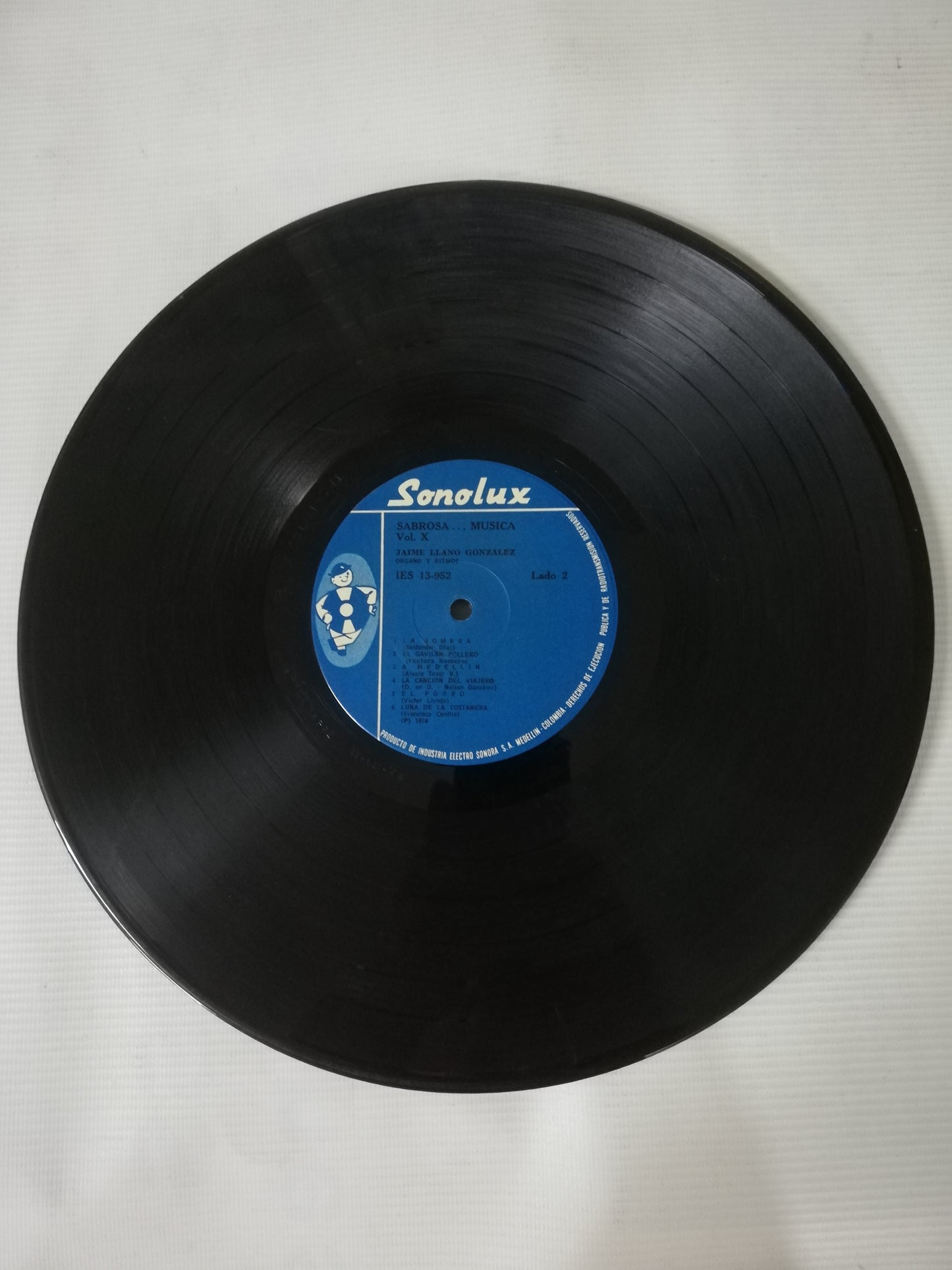 LP JAIME LLANO GONZALEZ ORGANO Y RITMO - SABROSA MÚSICA VOL. X