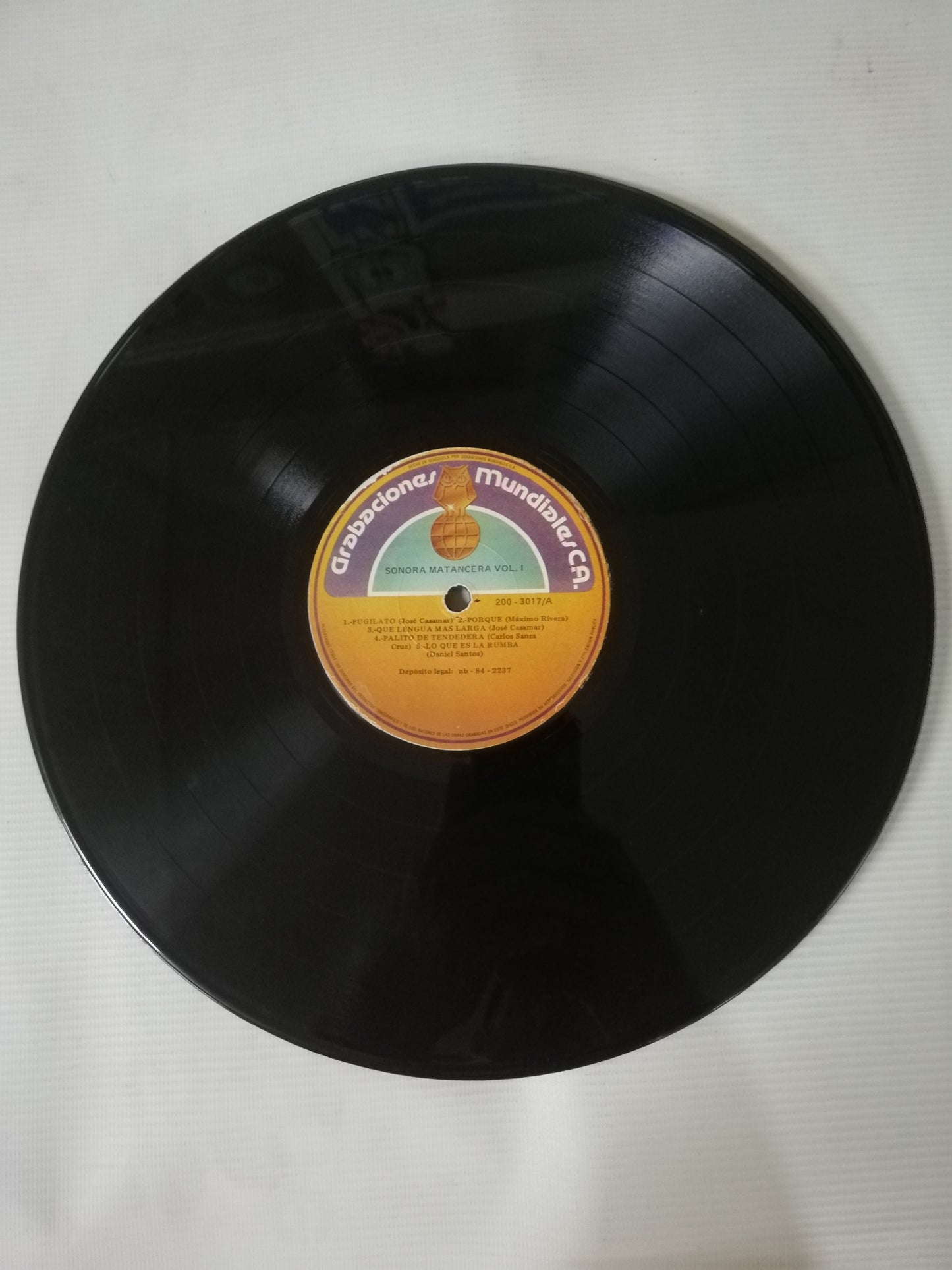 LP SONORA MATANCERA VOL. I - CANTA: BIENVENIDO GRANDA