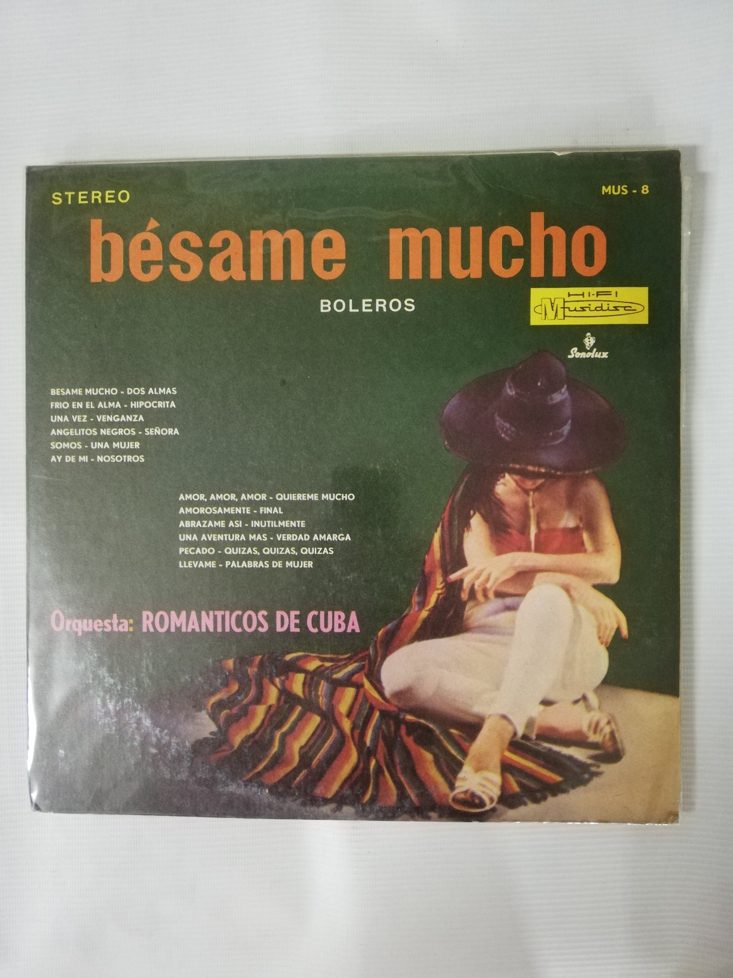 LP ORQUESTA ROMANTICOS DE CUBA - BESAME MUCHO BOLEROS