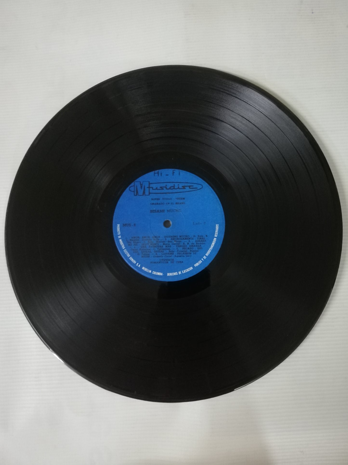 LP ORQUESTA ROMANTICOS DE CUBA - BESAME MUCHO BOLEROS