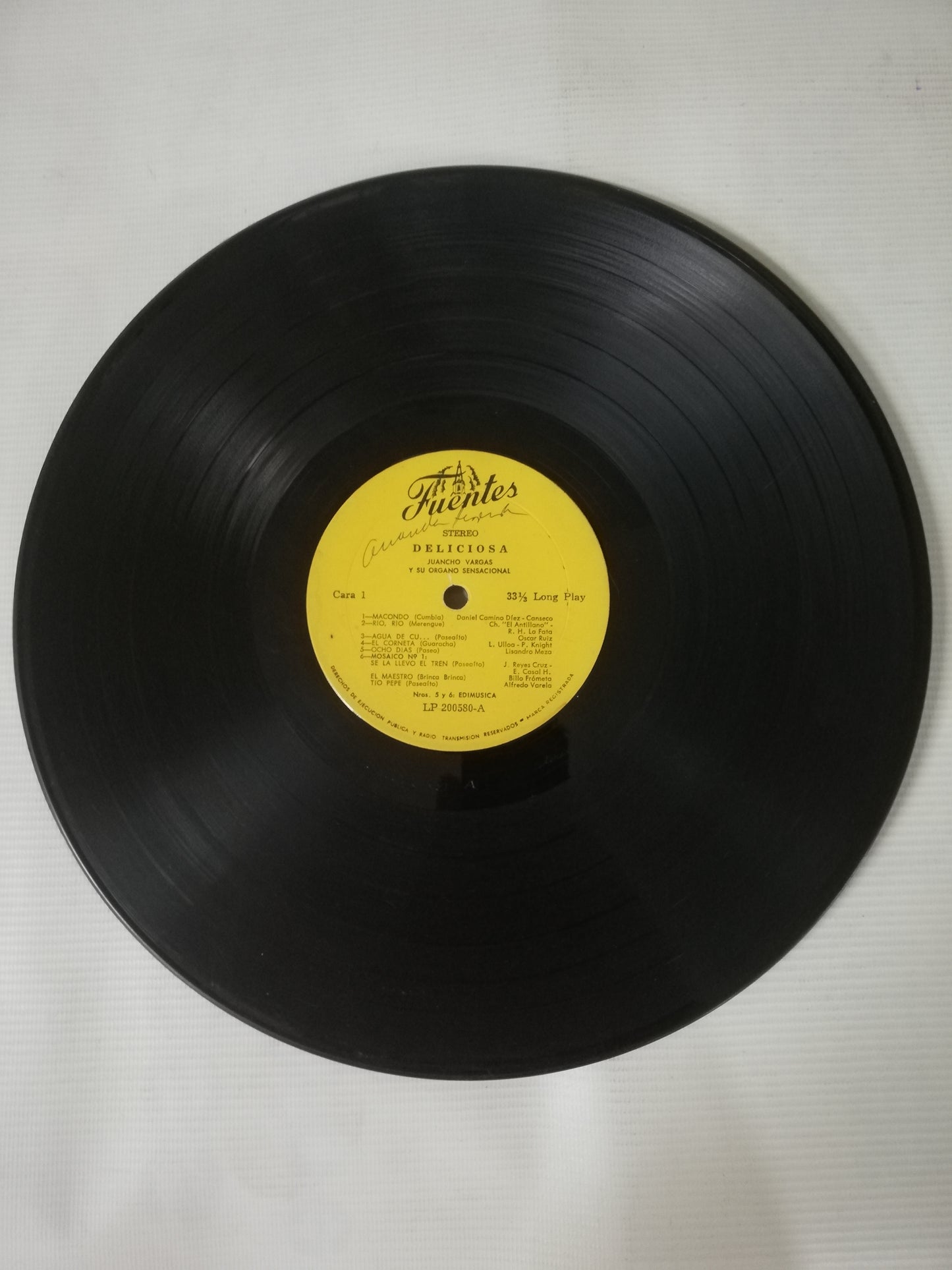 LP JUANCHO VARGAS Y SU ORGANO SENSACIONAL - DELICIOSA...
