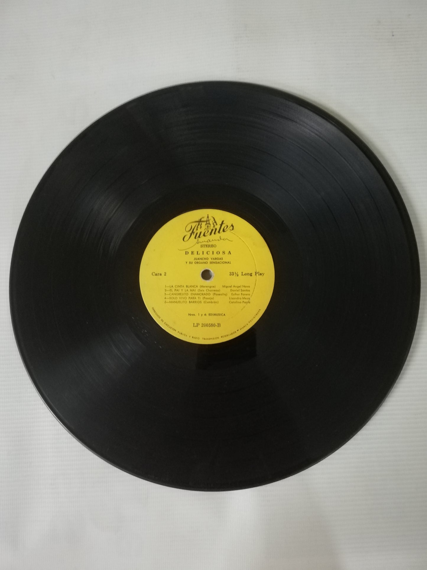 LP JUANCHO VARGAS Y SU ORGANO SENSACIONAL - DELICIOSA...