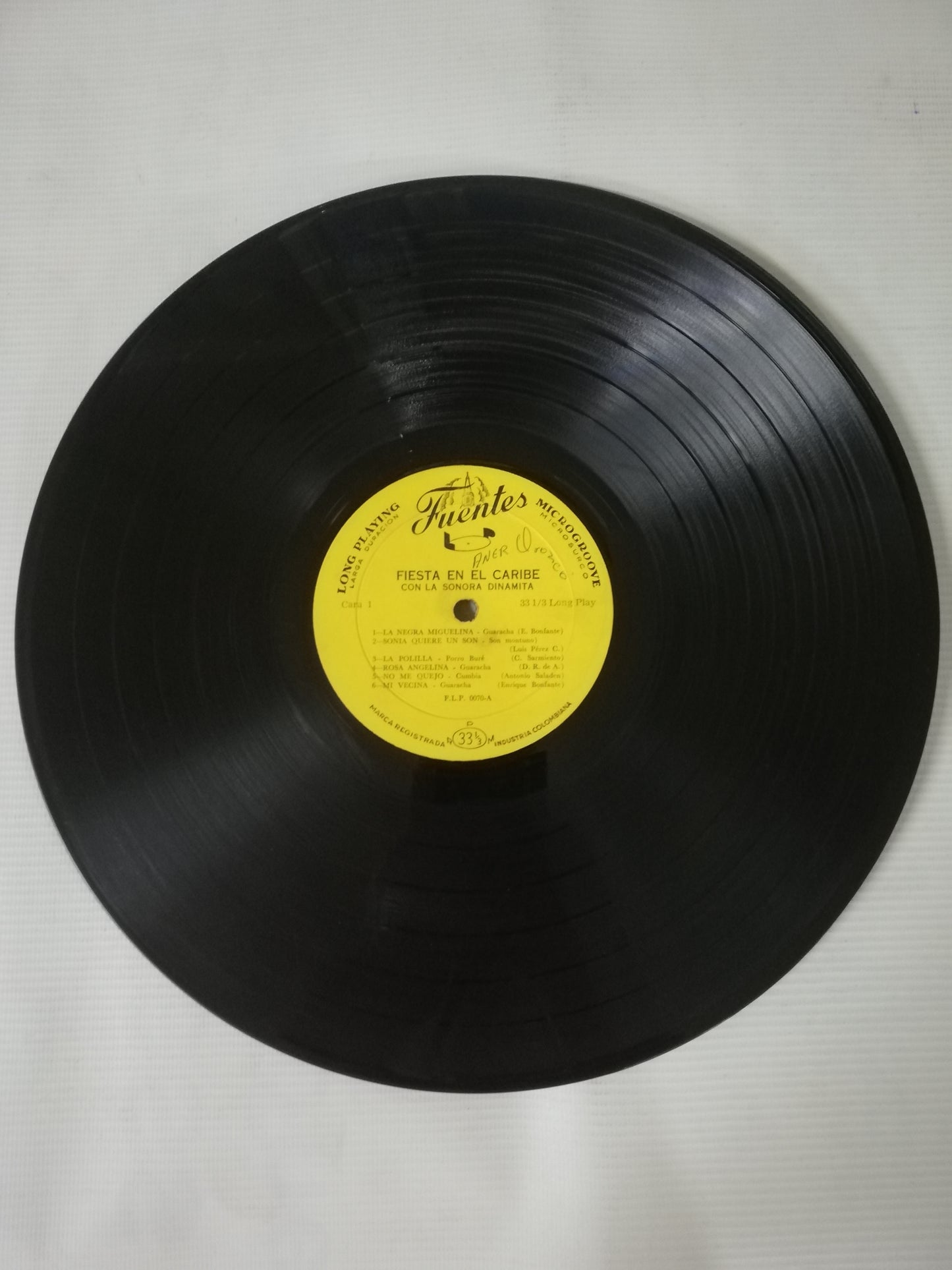 LP SONORA DINAMITA - FIESTA EN EL CARIBE