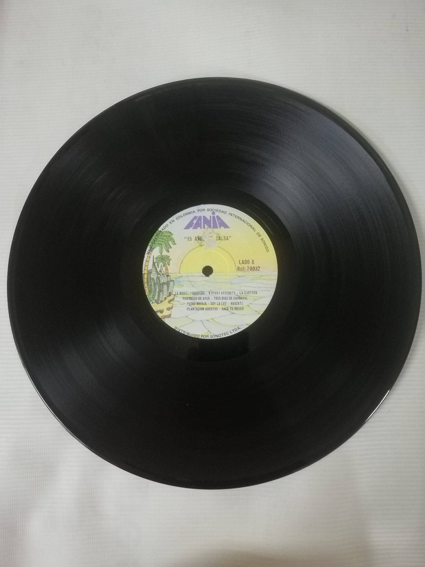 LP FANIA ALL STARS - 15 AÑOS DE SALSA