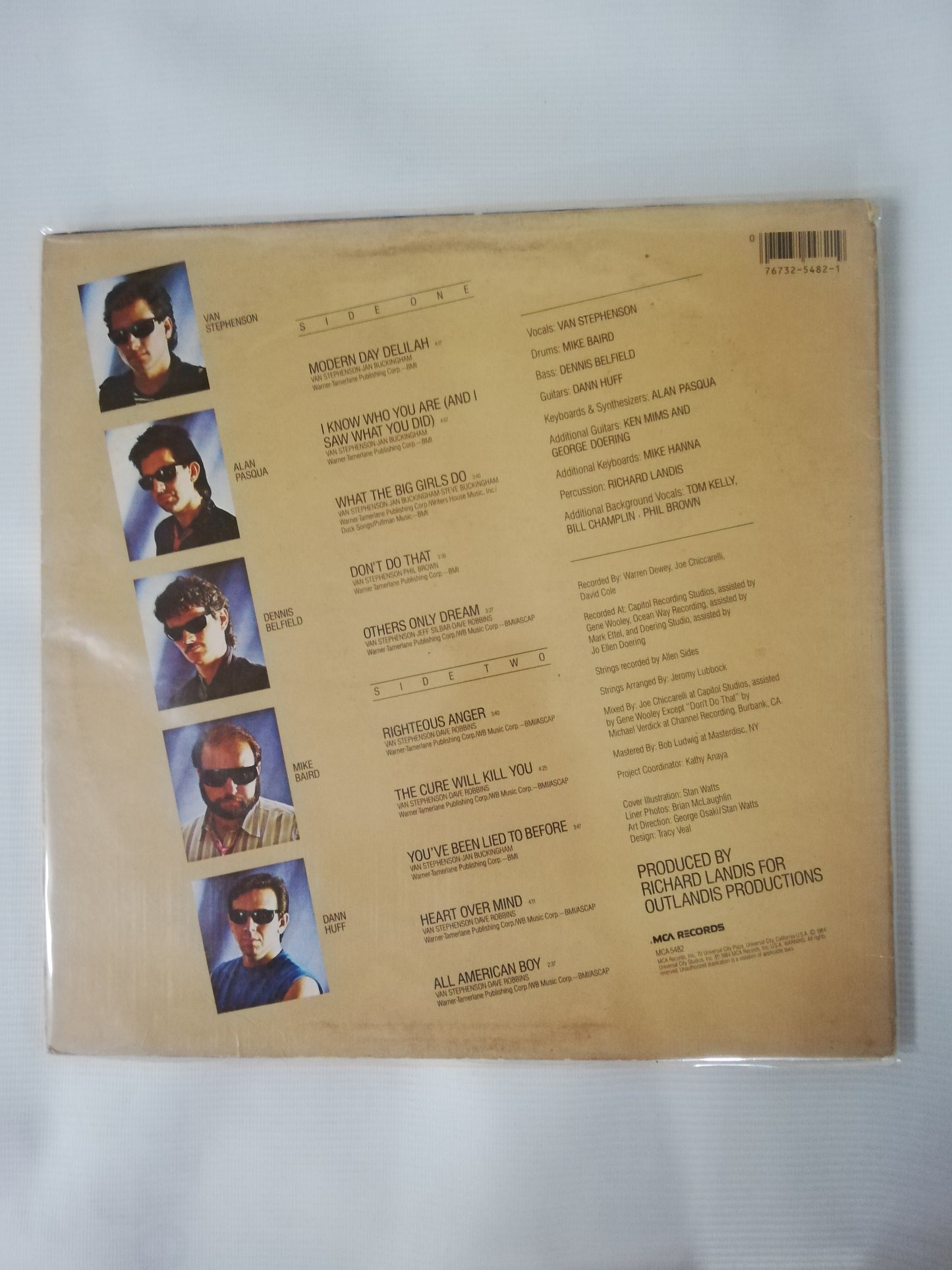 LP VAN STEPHENSON - RIGHTEOUS ANGER