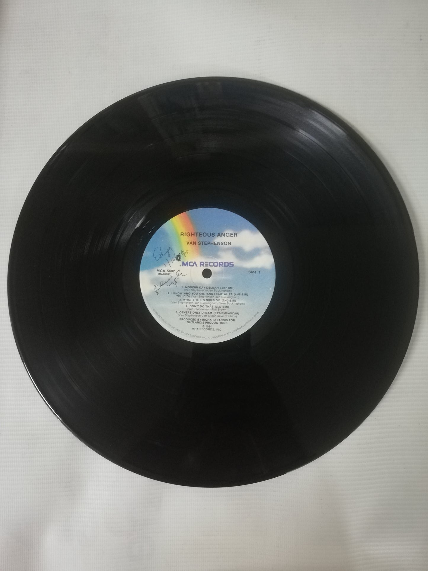 LP VAN STEPHENSON - RIGHTEOUS ANGER