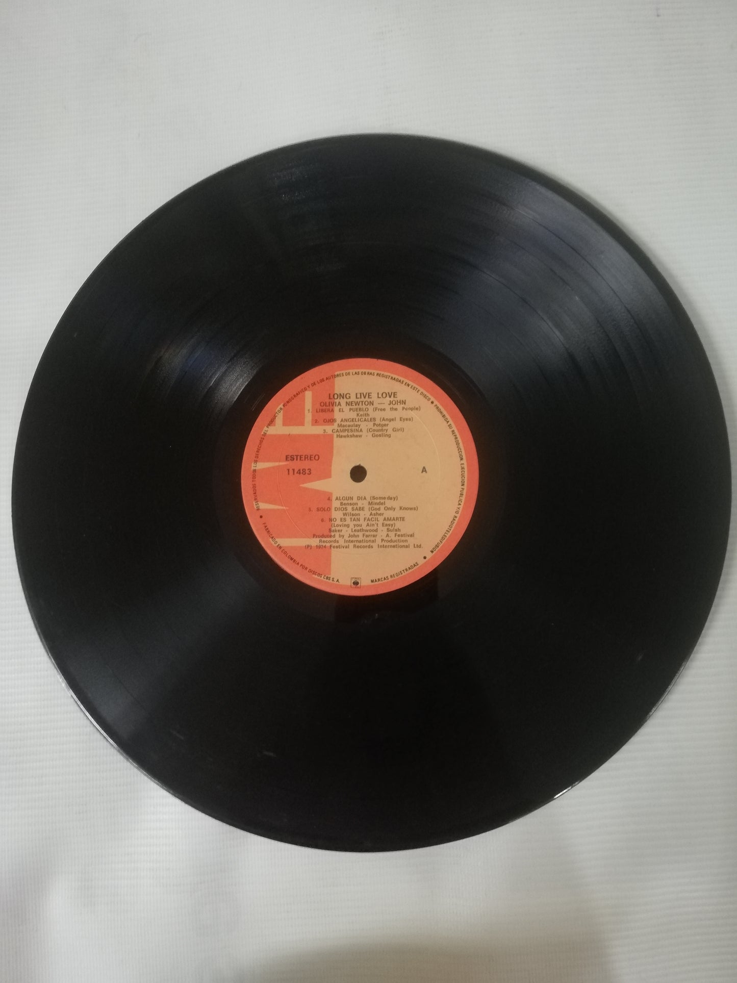 LP OLIVIA NEWTON-JOHN - LONG LIVE LOVE