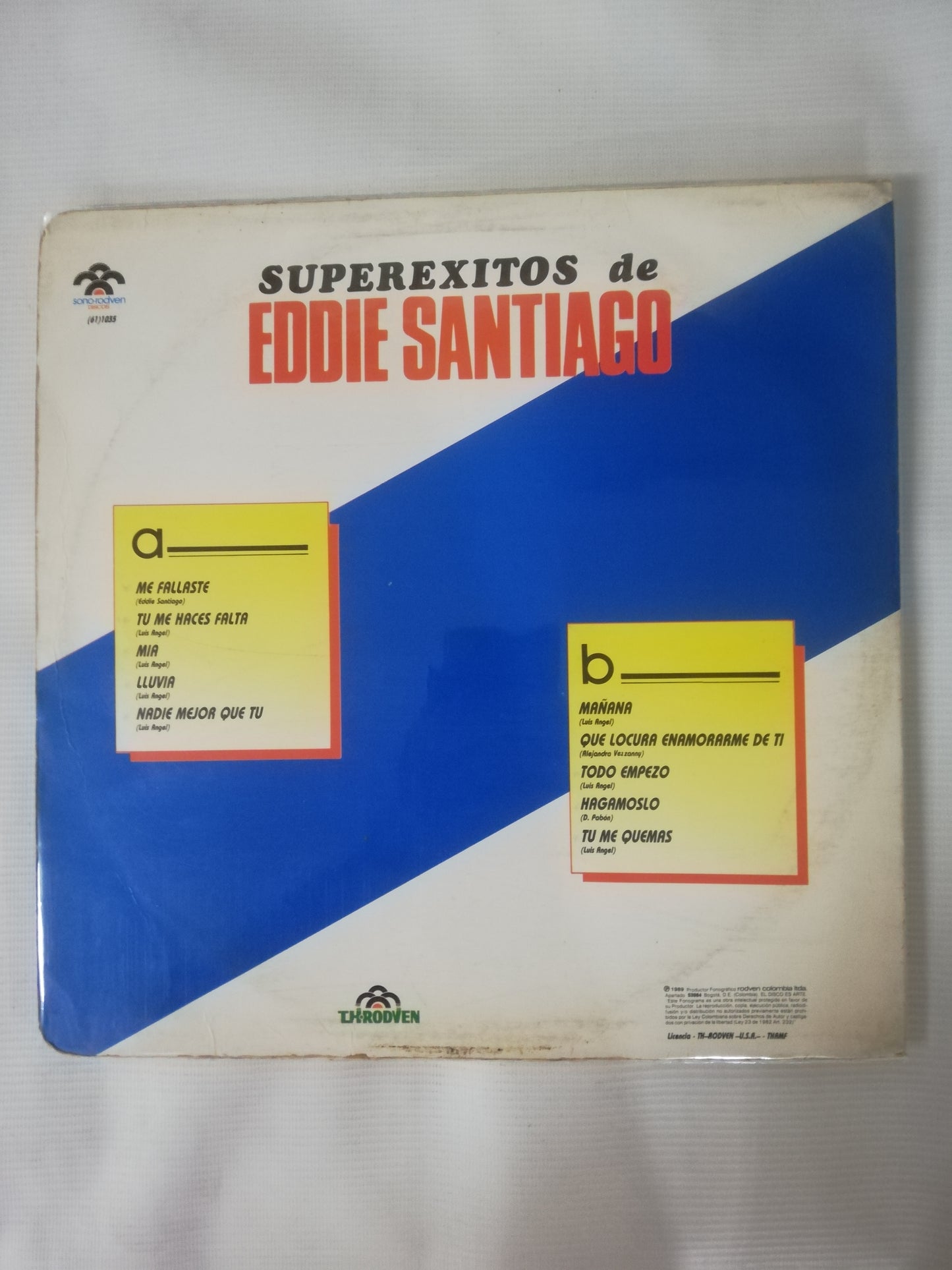 LP EDDIE SANTIAGO - SUPEREXITOS