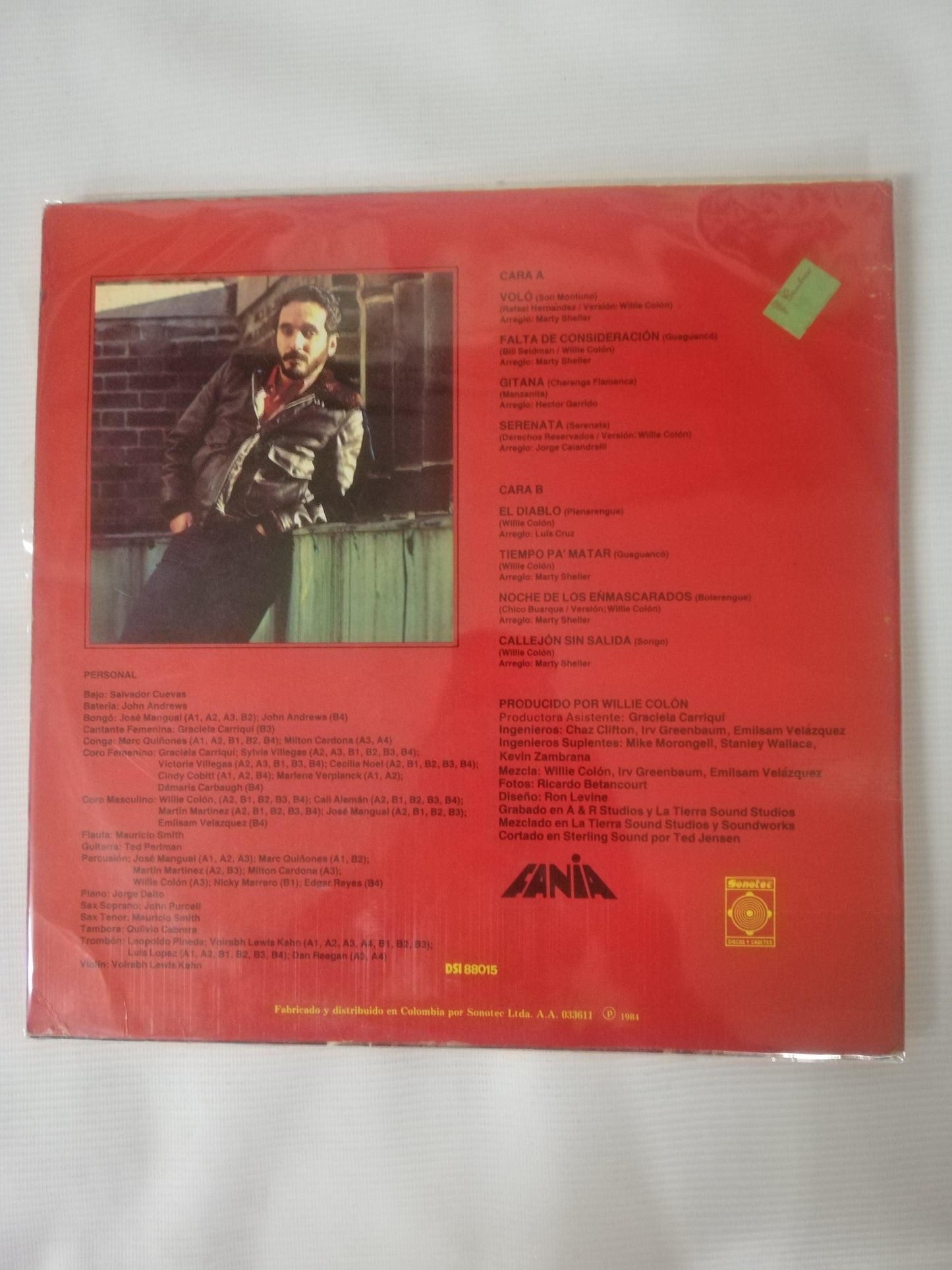 LP WILLIE COLÓN - TIEMPO PA´ MATAR
