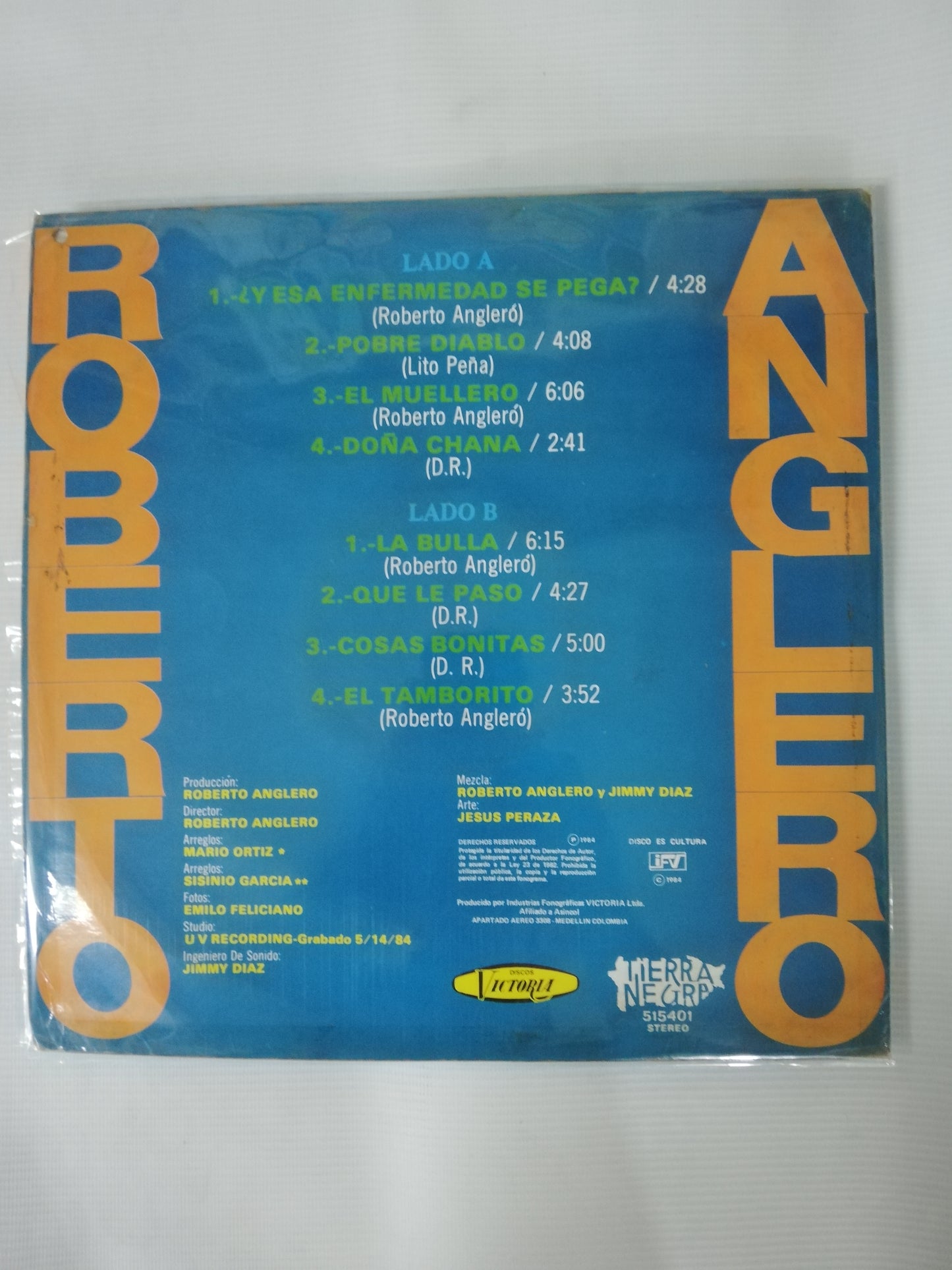 LP ROBERTO ANGLERO - TIERRA NEGRA
