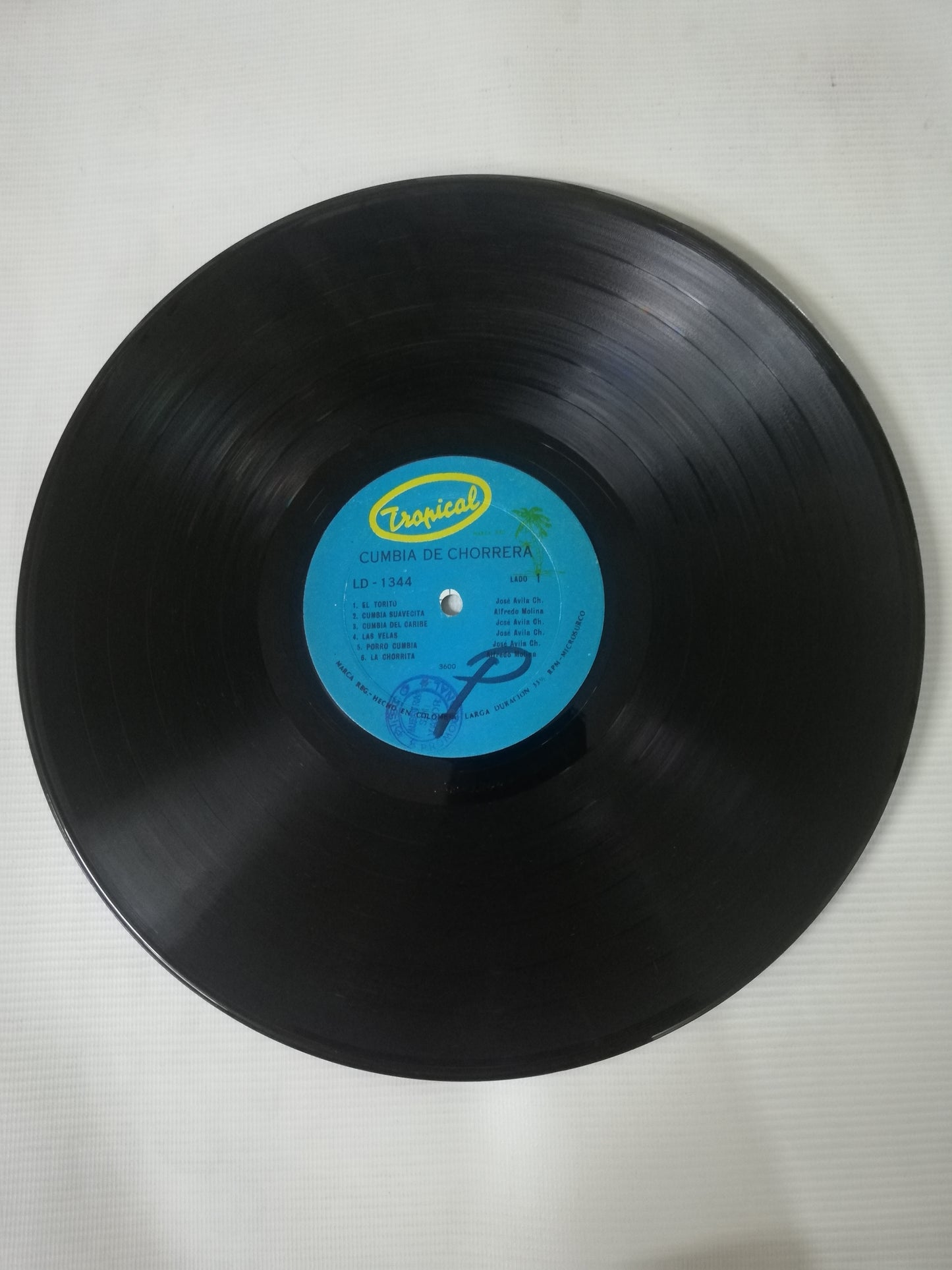 LP CUMBIA DE CHORRERA - CUMBIA DE CHORRERA