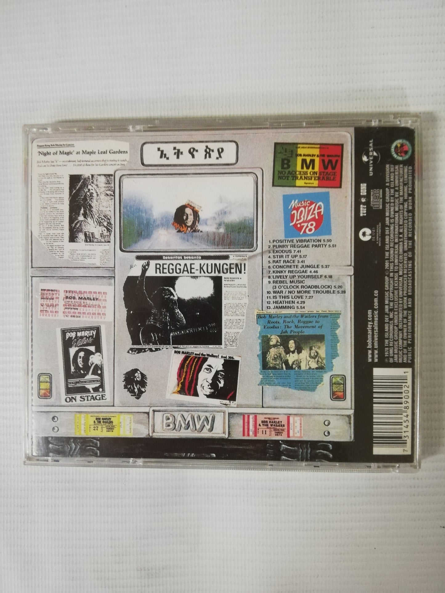 CD BOB MARLEY & THE WAILERS - BABYLON BY BUS