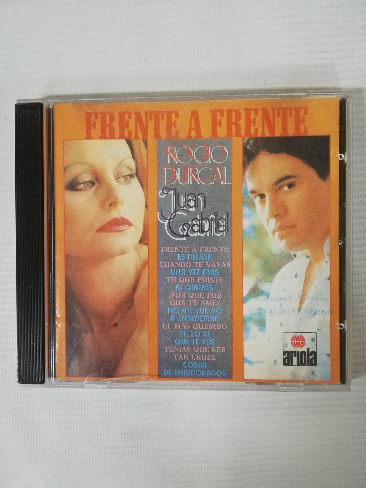 CD ROCIO DURCAL / JUAN GABRIEL - FRENTE A FRENTE