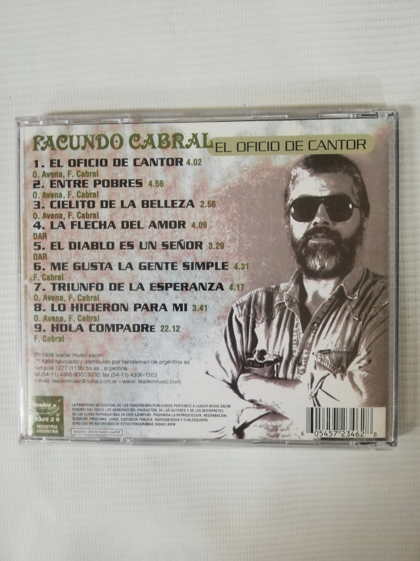 CD FACUNDO CABRAL - EL OFICIO DE CANTOR
