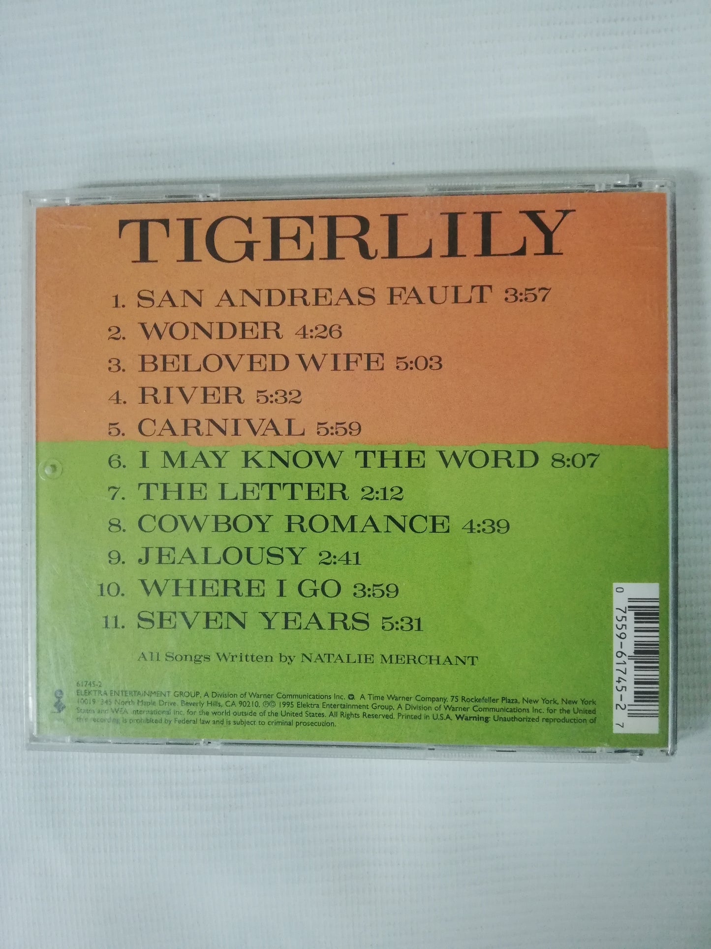 CD NATALIE MERCHANT - TIGERLILY