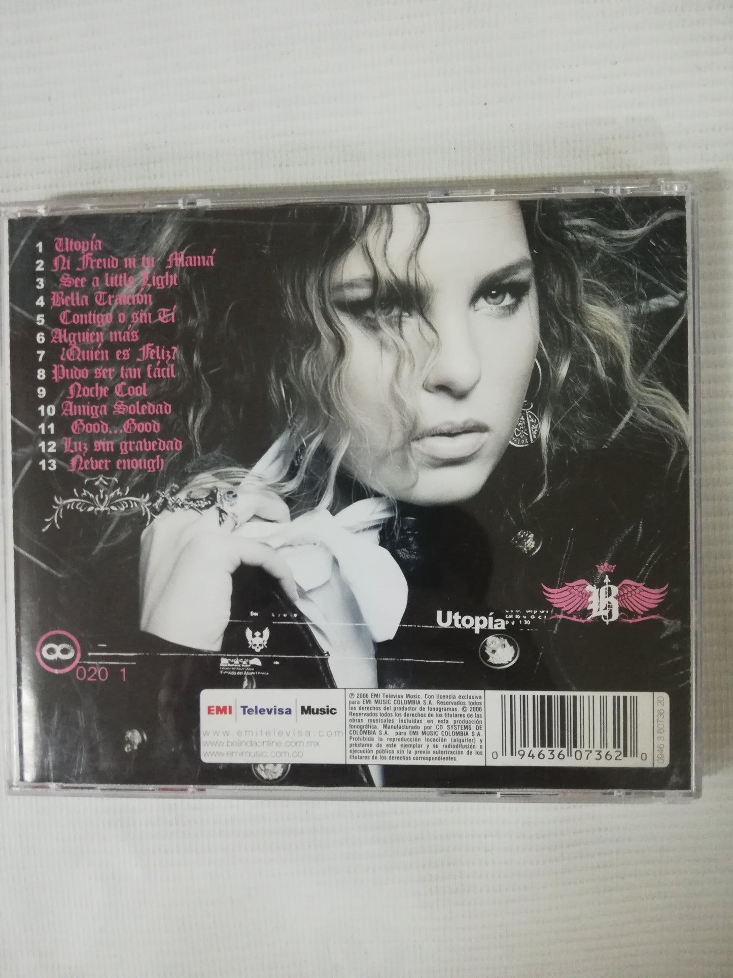 CD BELINDA - UTOPÍA