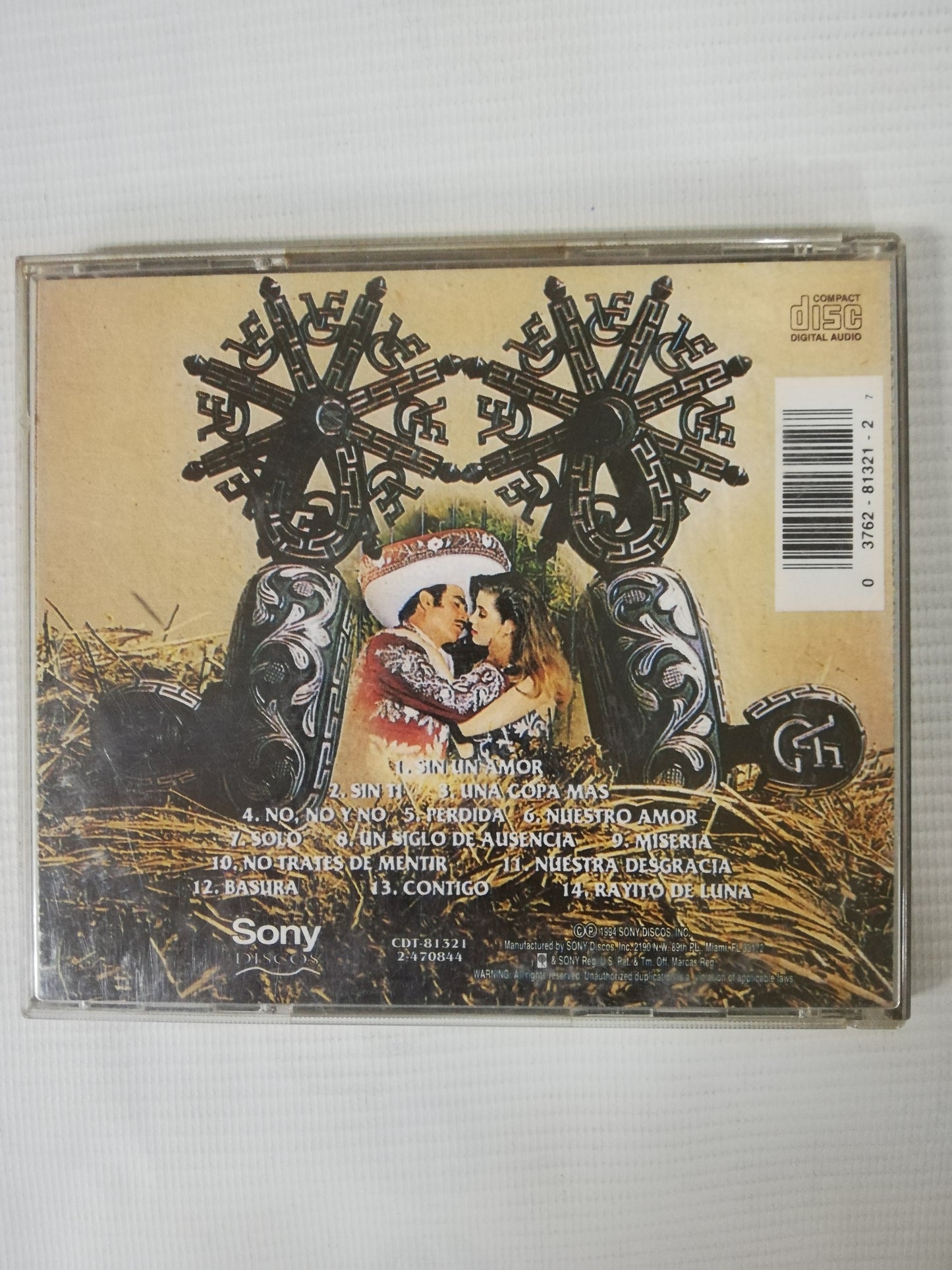 CD VICENTE FERNANDEZ - RECORDANDO A LOS PANCHOS