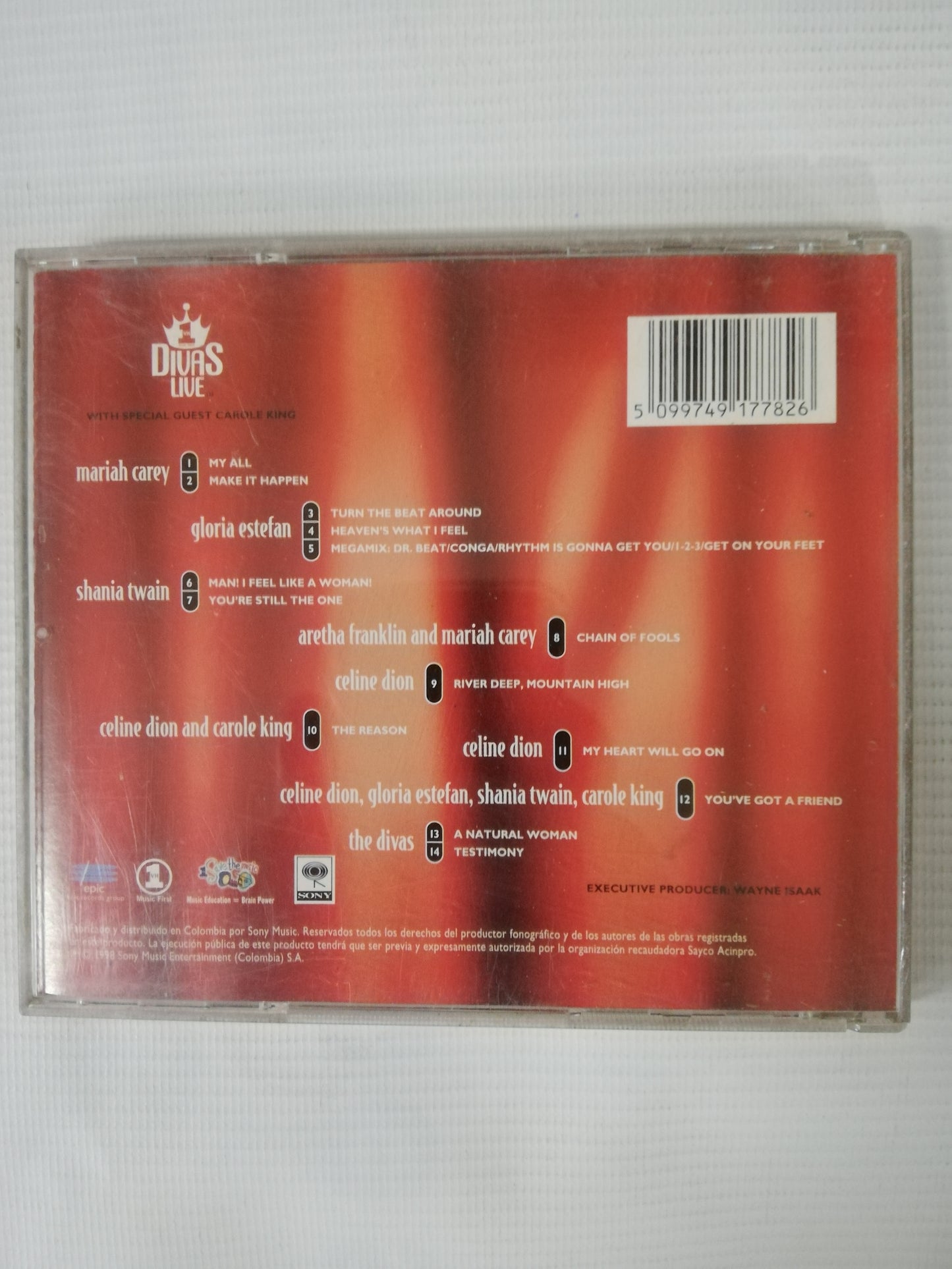 CD VH1 DIVAS LIVE - VARIOS INTÉRPRETES
