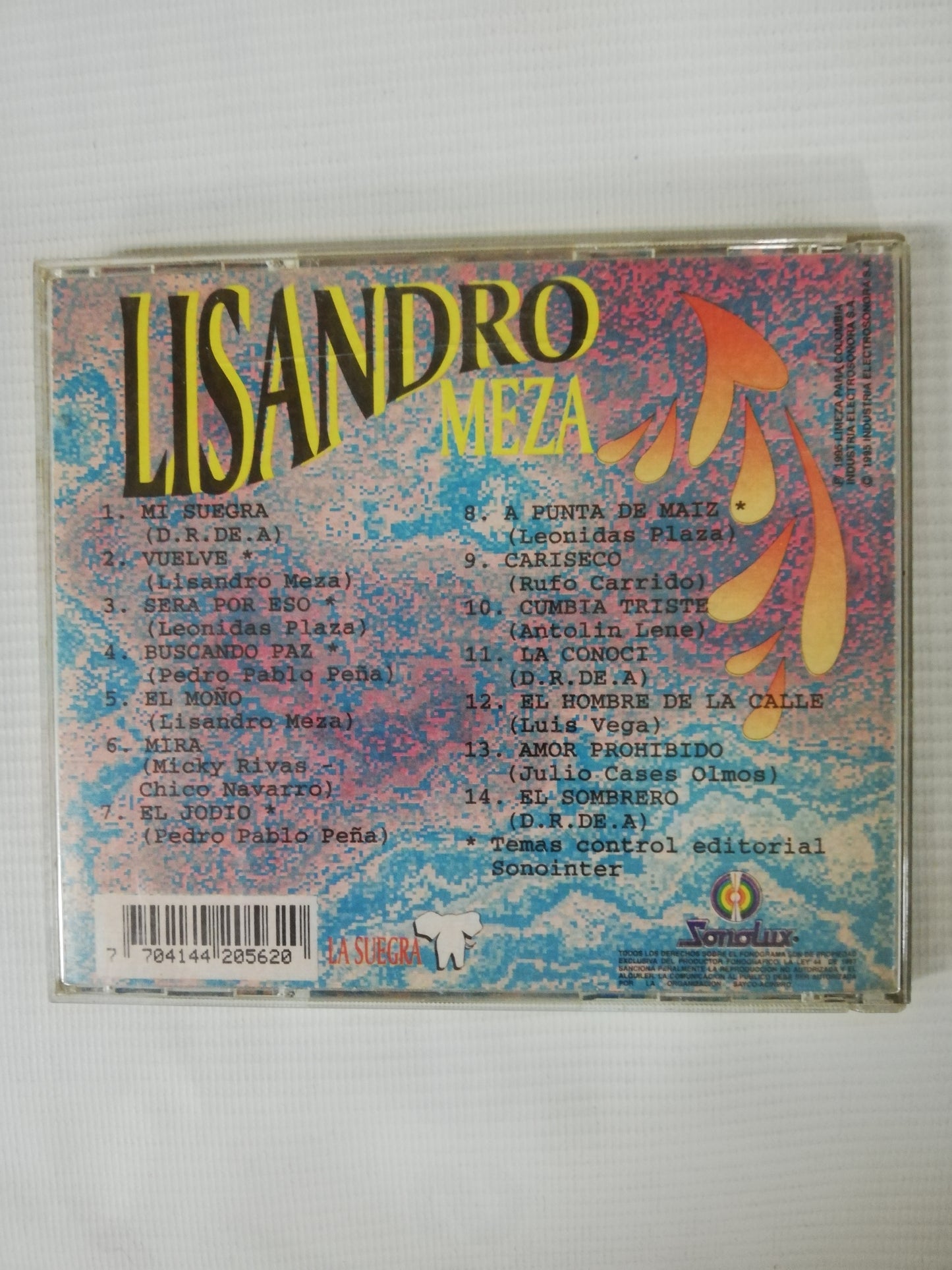 CD LISANDRO MEZA - LA SUEGRA