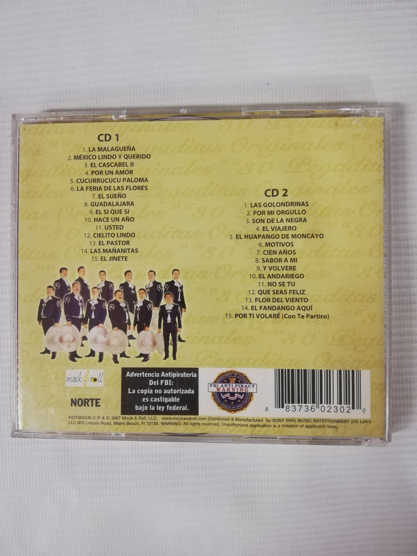 CD MARIACHI VARGAS - 30 PEGADITAS DEL MARIACHI VARGAS - CD X 2