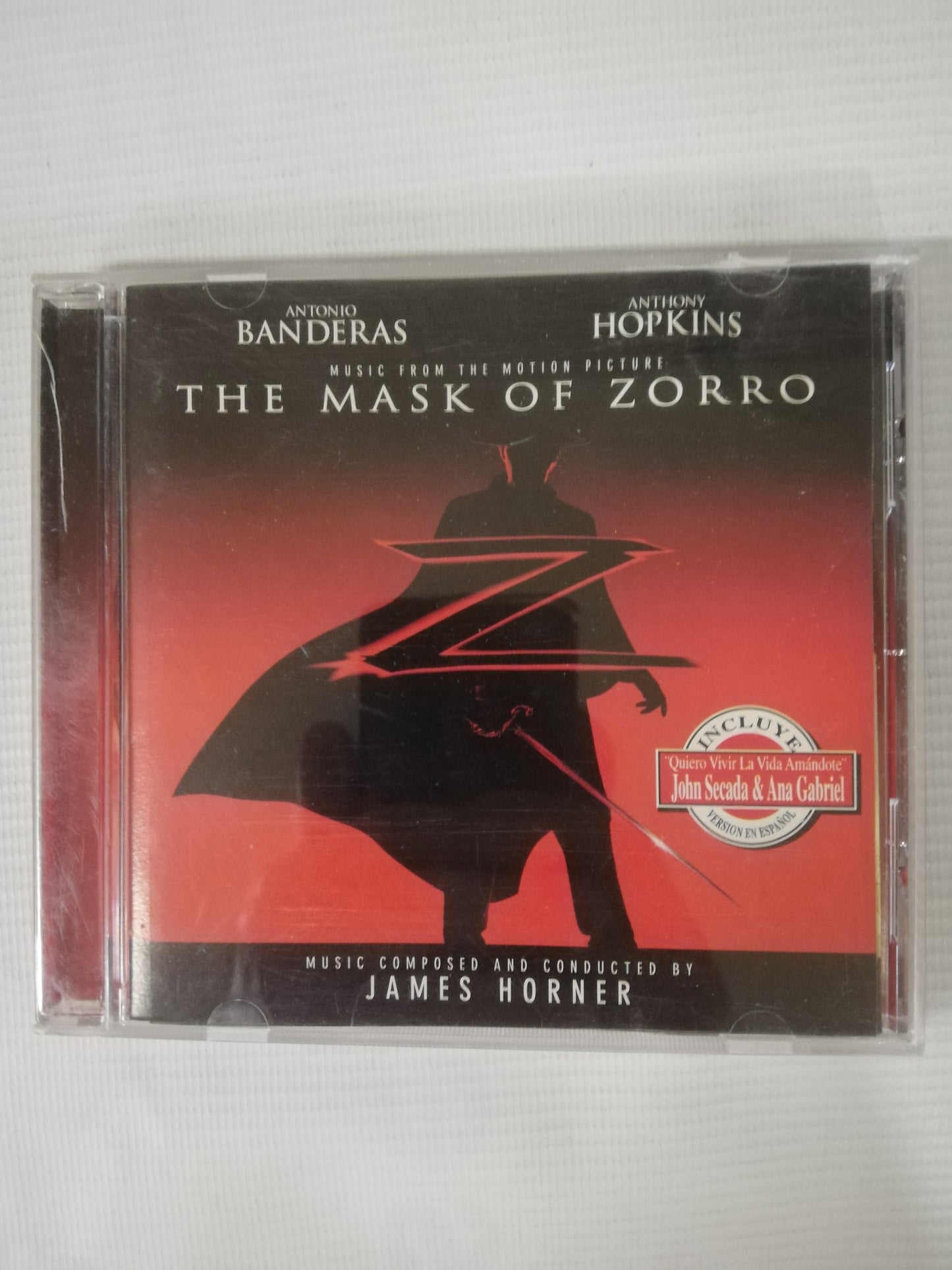 CD THA MARK OF ZORRO - MUSIC FROM THE MOTION PICTURE