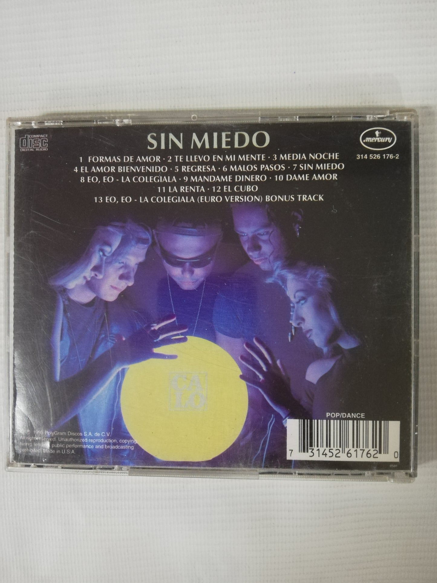 CD CALO - SIN MIEDO