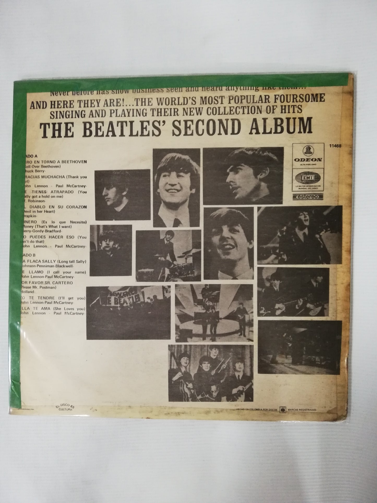 LP THE BEATLES - SECOND ALBUM
