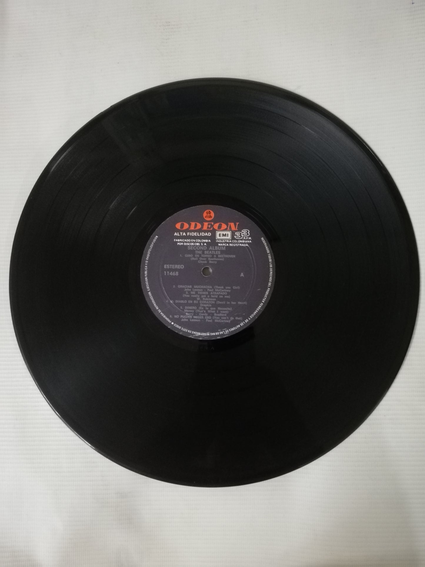 LP THE BEATLES - SECOND ALBUM