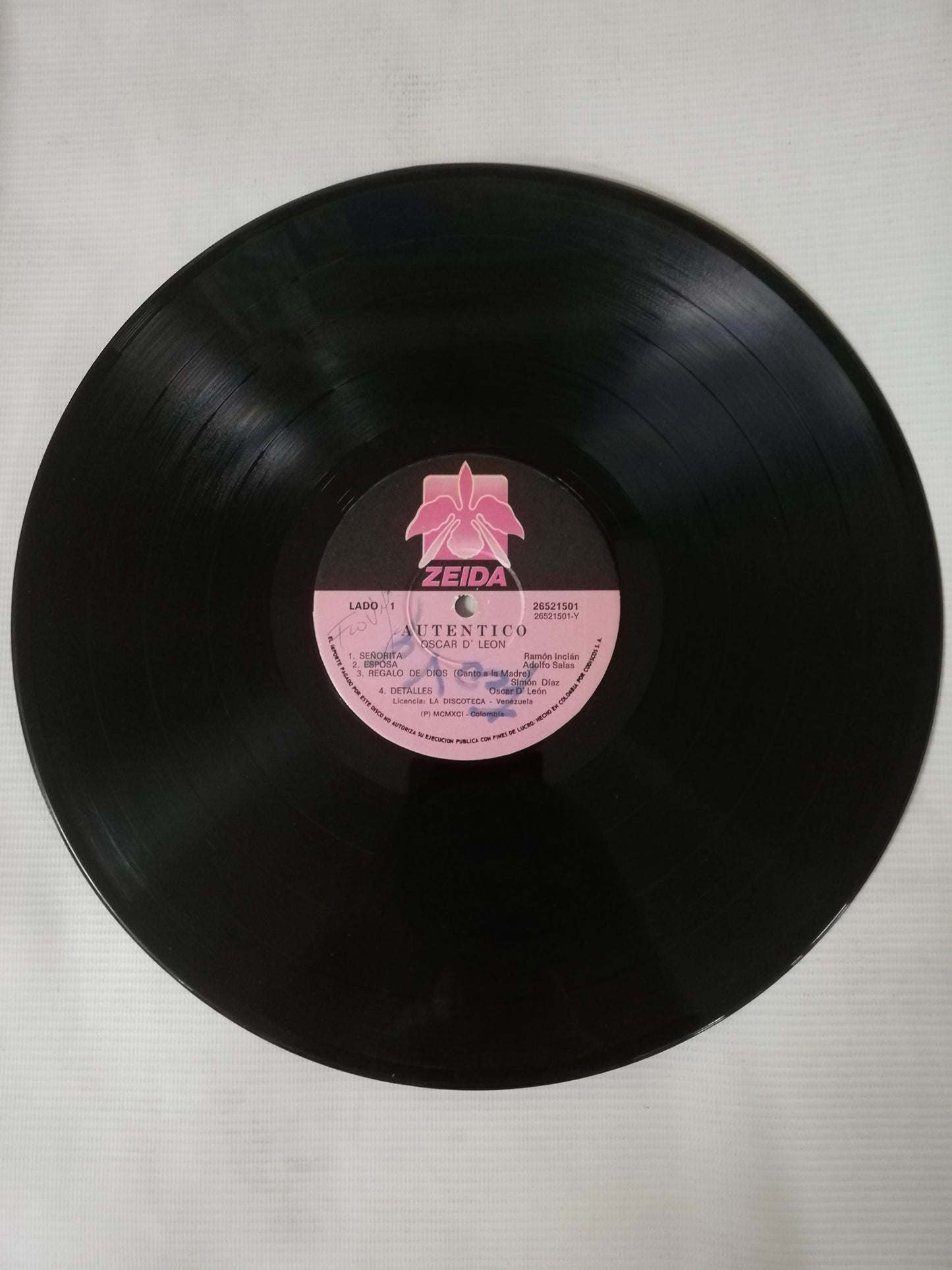 LP OSCAR DE LEÓN - AUTÉNTICO