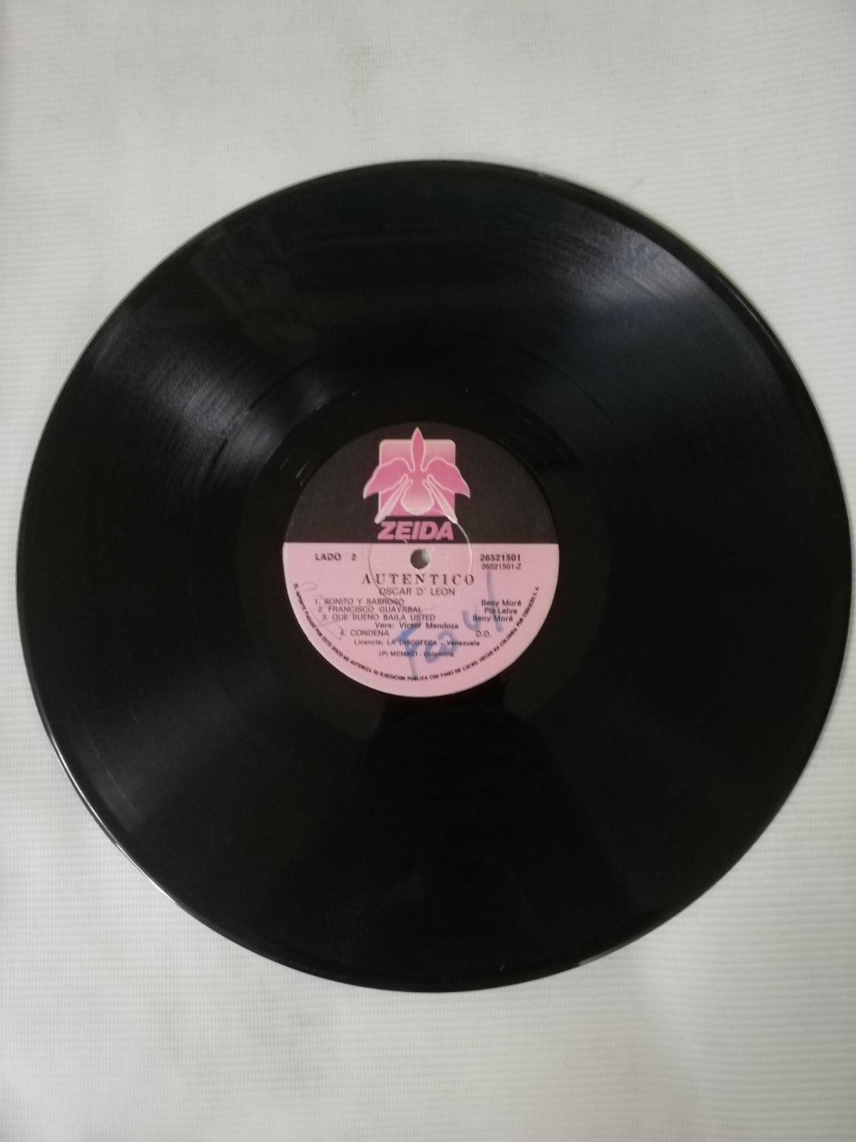 LP OSCAR DE LEÓN - AUTÉNTICO
