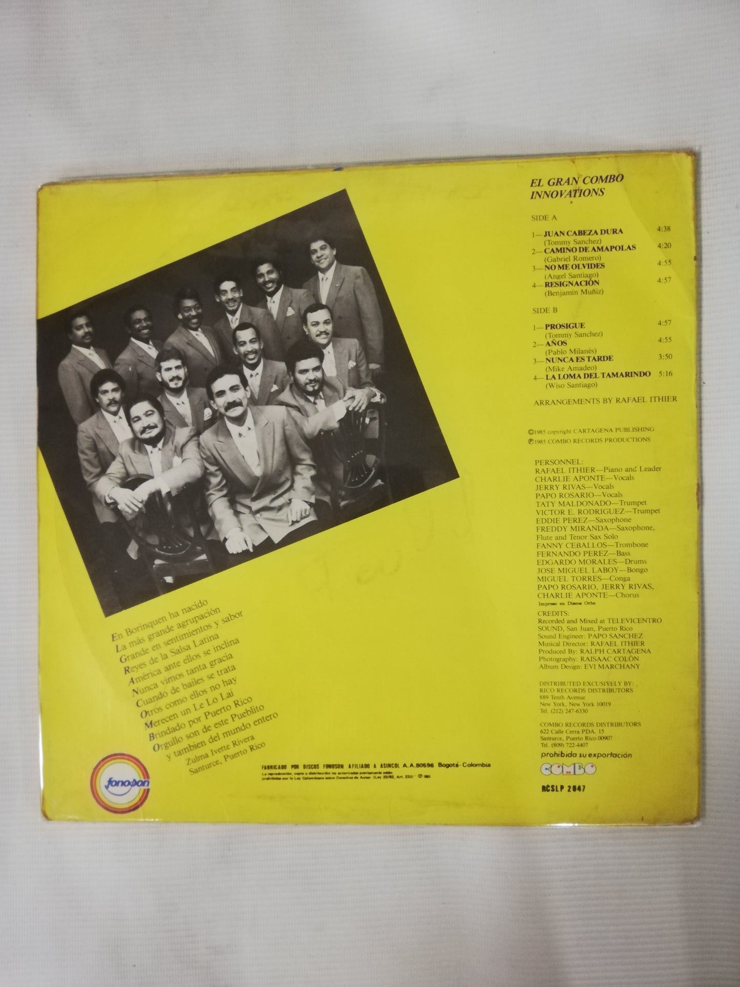 LP EL GRAN COMBO - INNOVATIONS