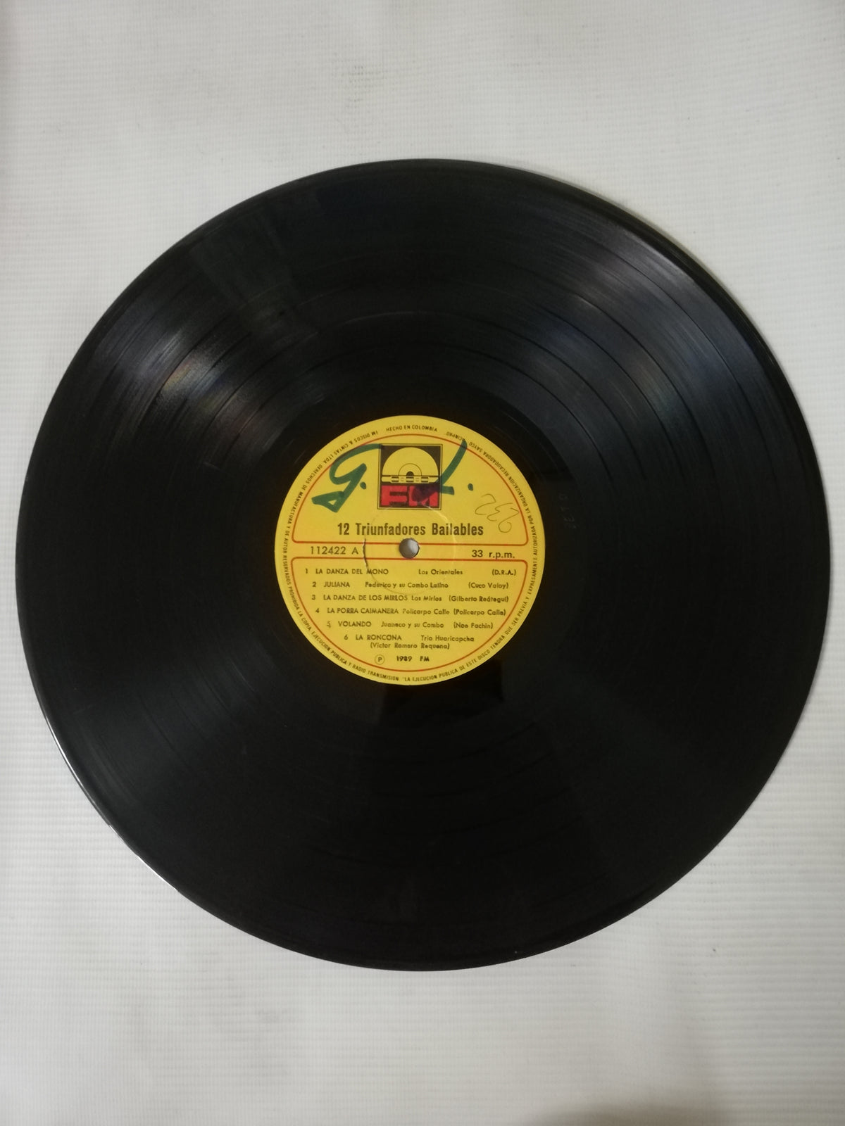 LP 12 TRIUNFADORES BAILABLES - VARIOS INTÉRPRETES
