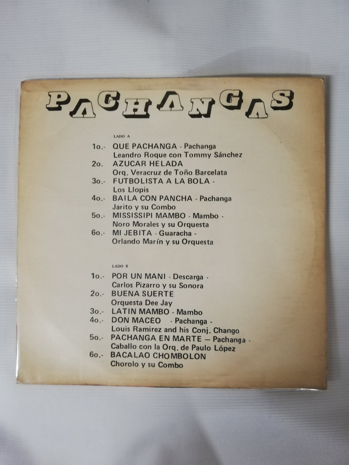 LP PACHANGAS - PACHANGAS VOL. 5