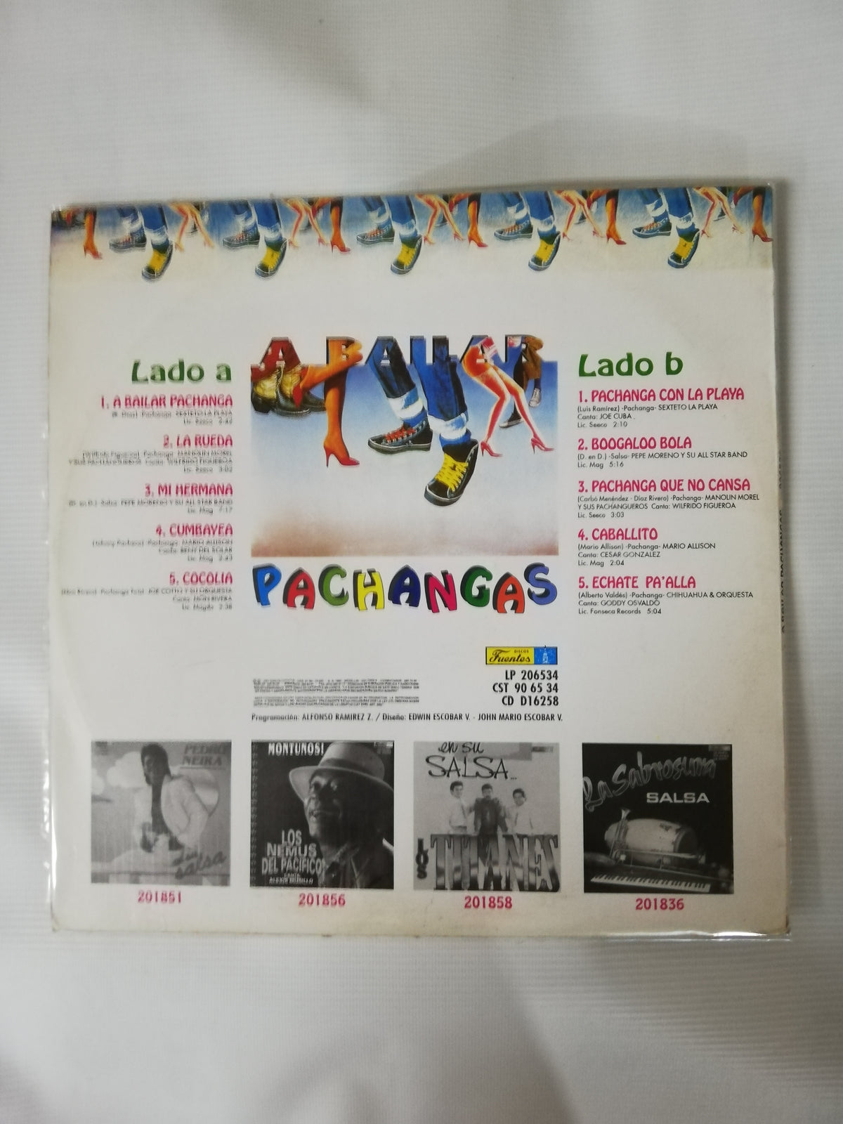 LP A BAILAR PACHANGAS - VARIOS INTÉRPRETES