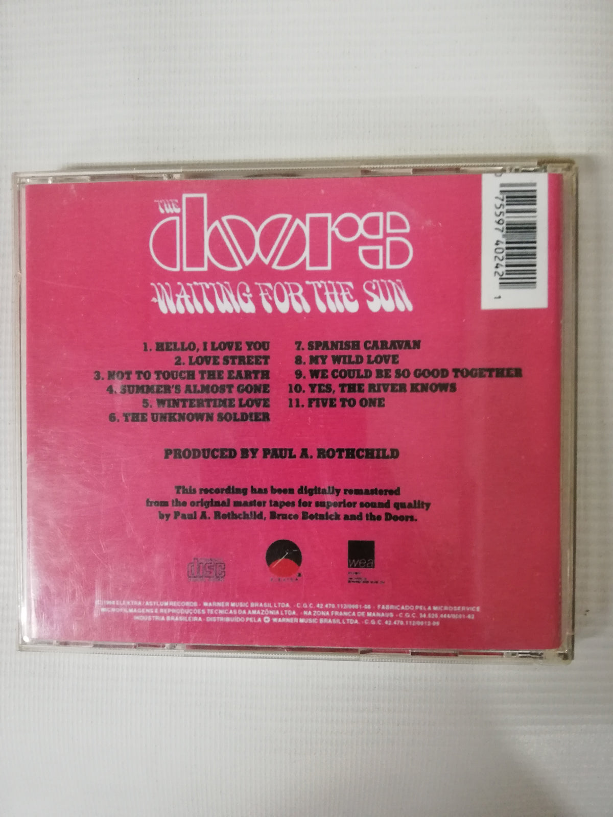 CD THE DOORS - WATTING FOR THE SUN