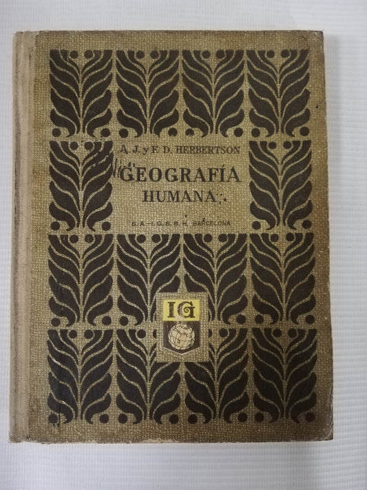 GEOGRAFIA HUMANA- A.J.Y F.D.HERBERTSON