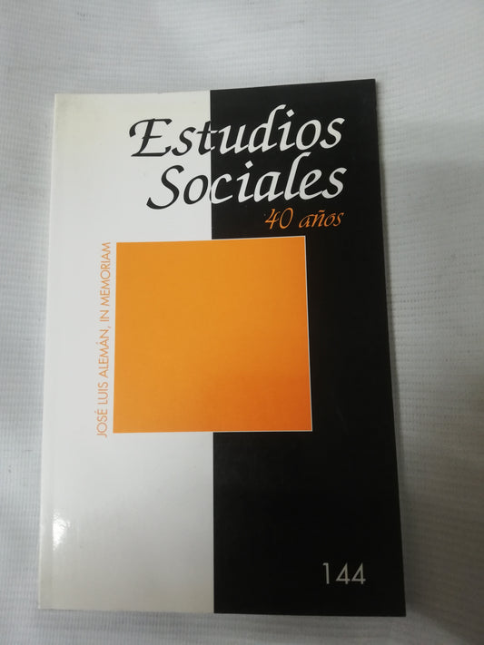 ESTUDIOS SOCIALES - JOSE LUIS ALEMAN IN MEMORIAM