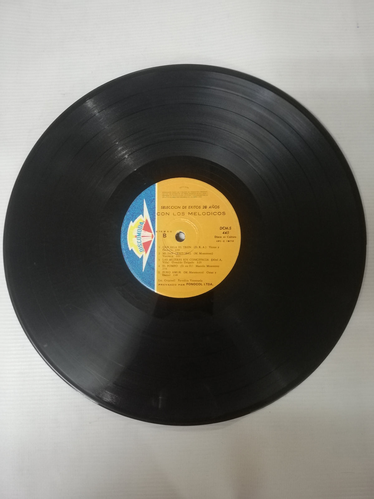 LP LOS MELODICOS - SELECCIÓN DE EXITOS 20 AÑOS CON LOS MELODICOS - VINYL X 2