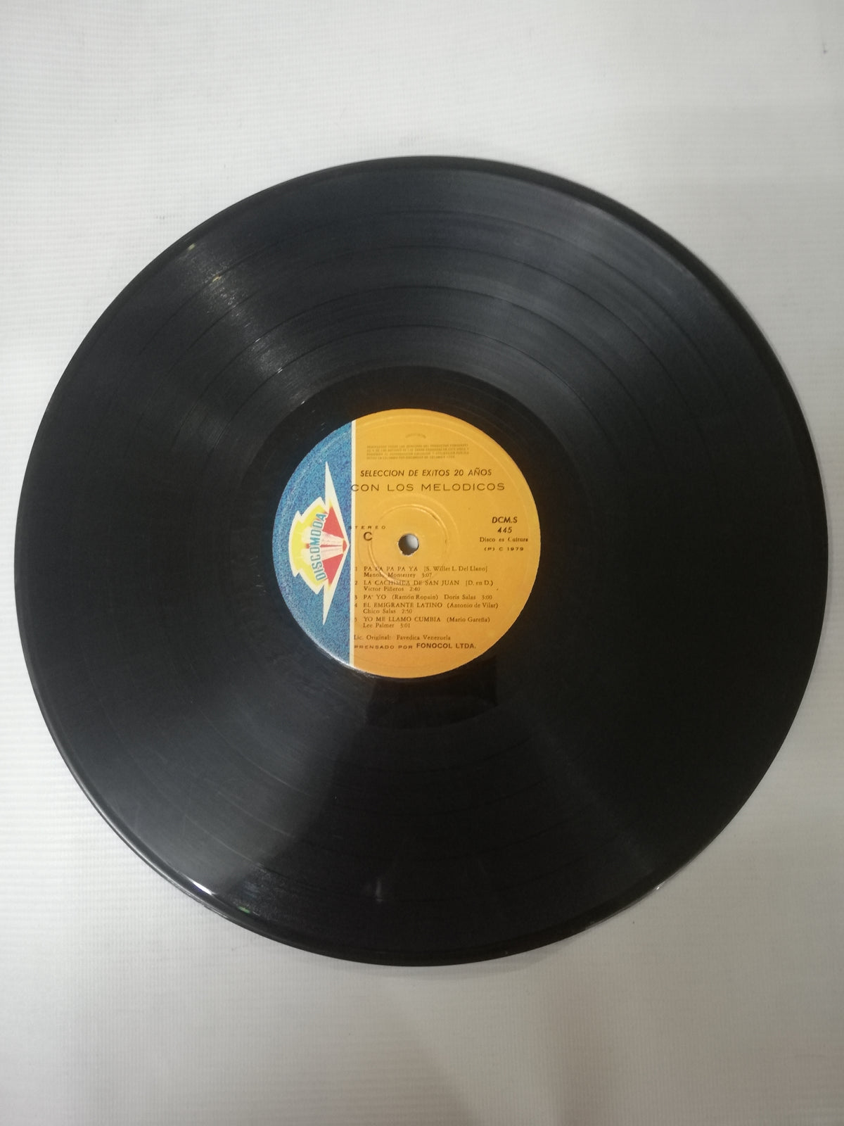 LP LOS MELODICOS - SELECCIÓN DE EXITOS 20 AÑOS CON LOS MELODICOS - VINYL X 2