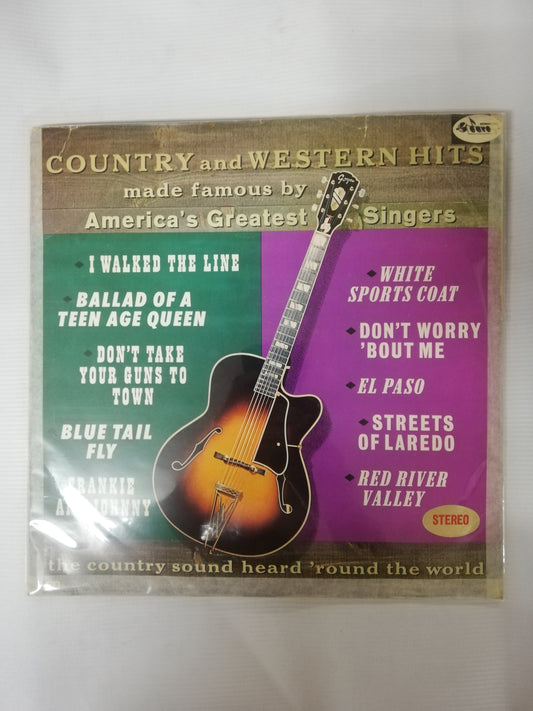 LP COUNTRY AND WESTERN HITS - AMERICA´S GREATEST SINGERS